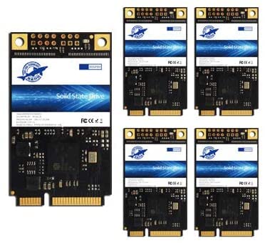 256GB mSATA SSD Internal Solid State Drive - High Speed Mini SATA Hard Disk for Laptop, Desktop, Notebook - 5 Pack Bundle for Gaming, Business & Data Storage Upgrade