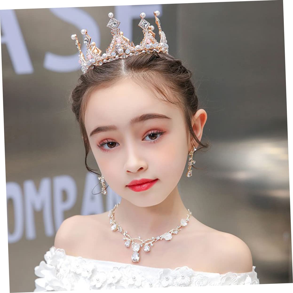 2 Pcs Elegant Baroque Bridal Tiaras for Women & Girls - Crystal Rhinestone Princess Crown Headbands for Birthday Parties, Weddings, Pageants and Special Occasions - Alloy Round Headdress with Sparkling Stones for Kids & Adults
