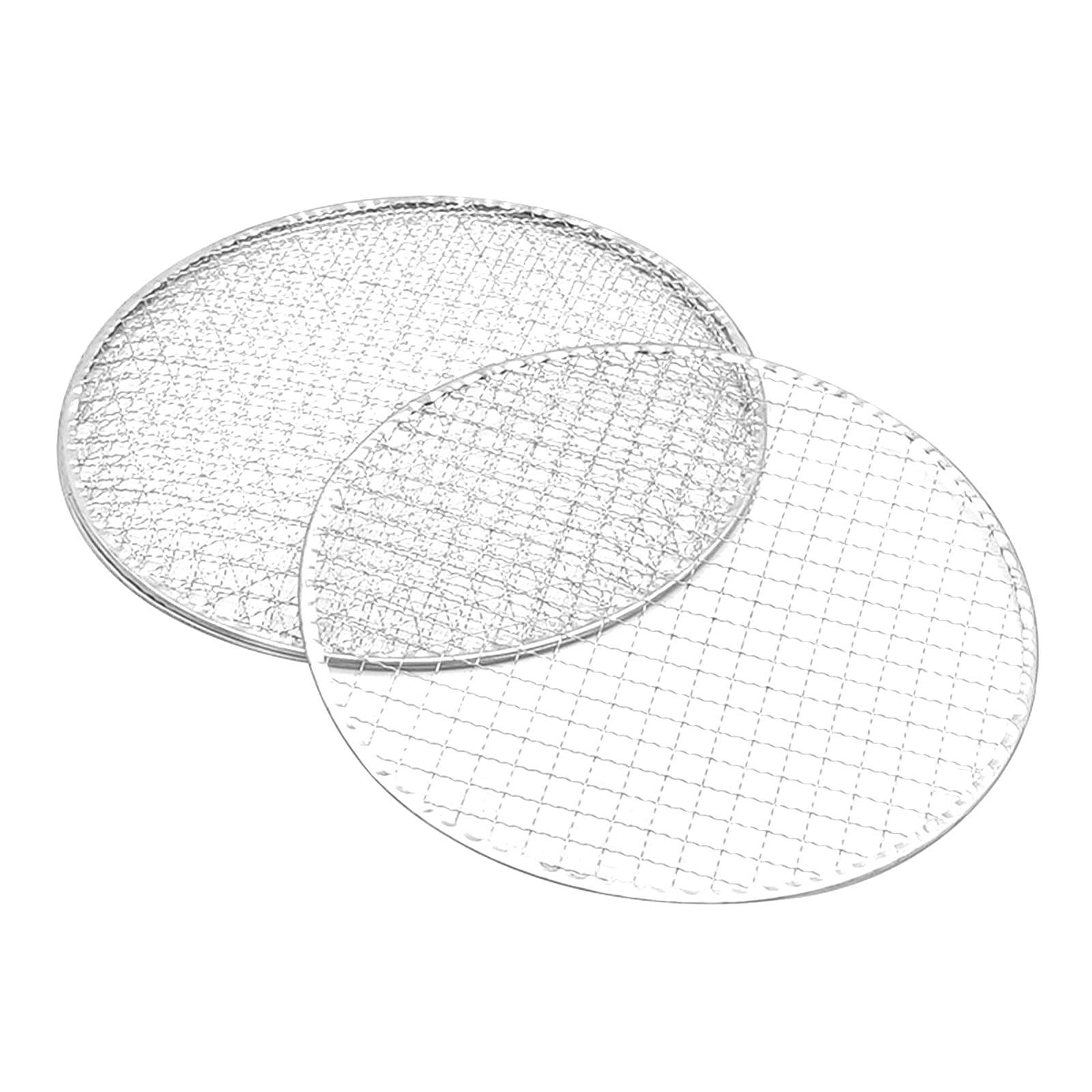 5Pcs Disposable Grill Mats - 9.45 Inch Round Non-Stick BBQ Cooking Racks for Outdoor Grilling, Camping & Flower Arrangement | Reusable Wire Grate for Easy Cleanup & Perfect Grilling Experience