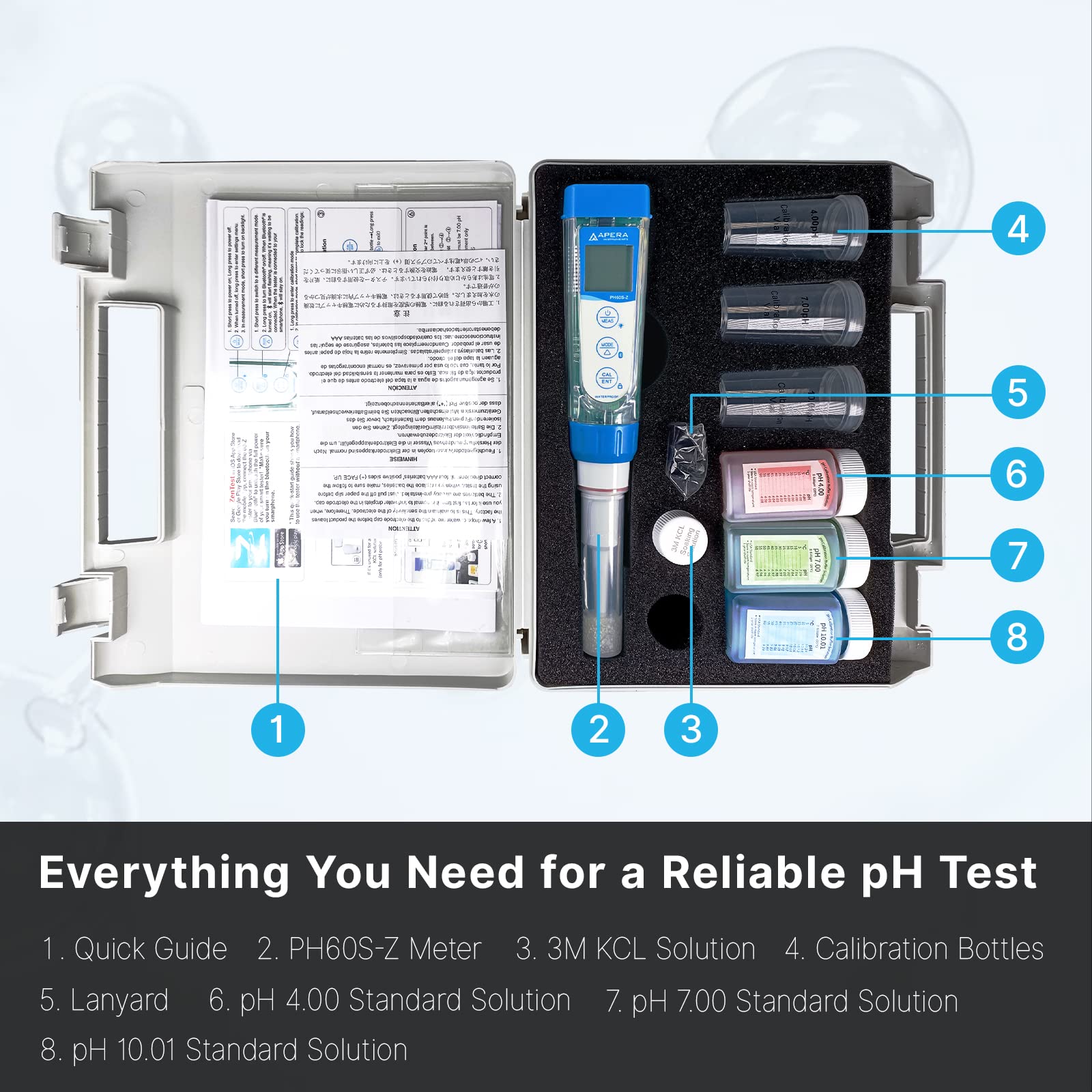 **Apera Instruments AI3713 PH60S-Z Smart Spear pH Tester – Accurate pH Meter for Food, Meat, Cheese & Solid Sampling – Ideal for Cooking, Brewing & Agriculture**