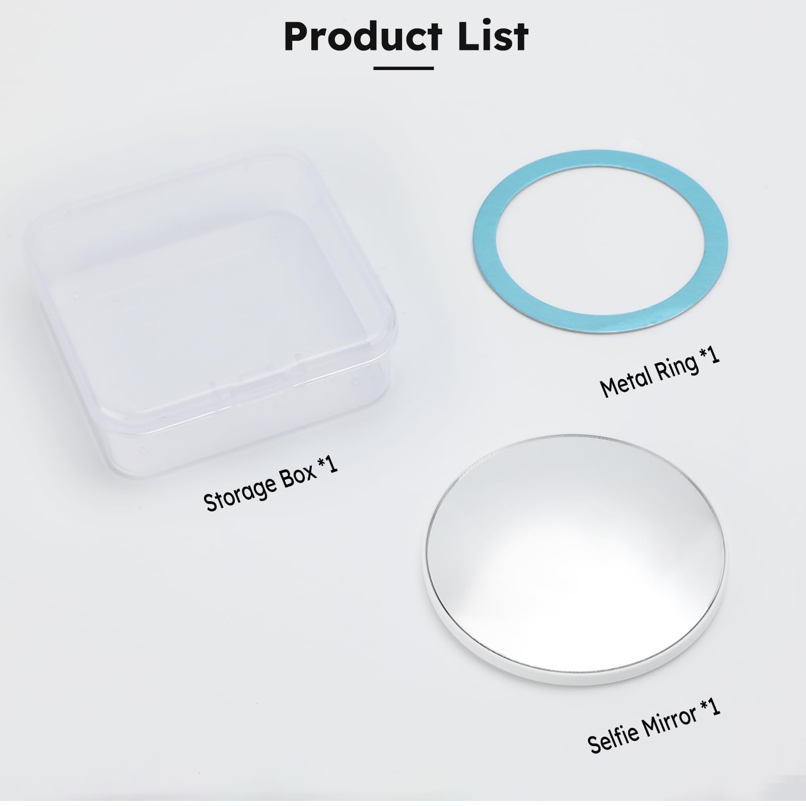VRIG Magnetic Selfie Mirror for Rear Camera - Convex Phone Mirror Compatible with iPhone 16/15/14/13 Pro Max & All Smartphones | Perfect for Selfies, Video Calls, and Social Media Content Creation