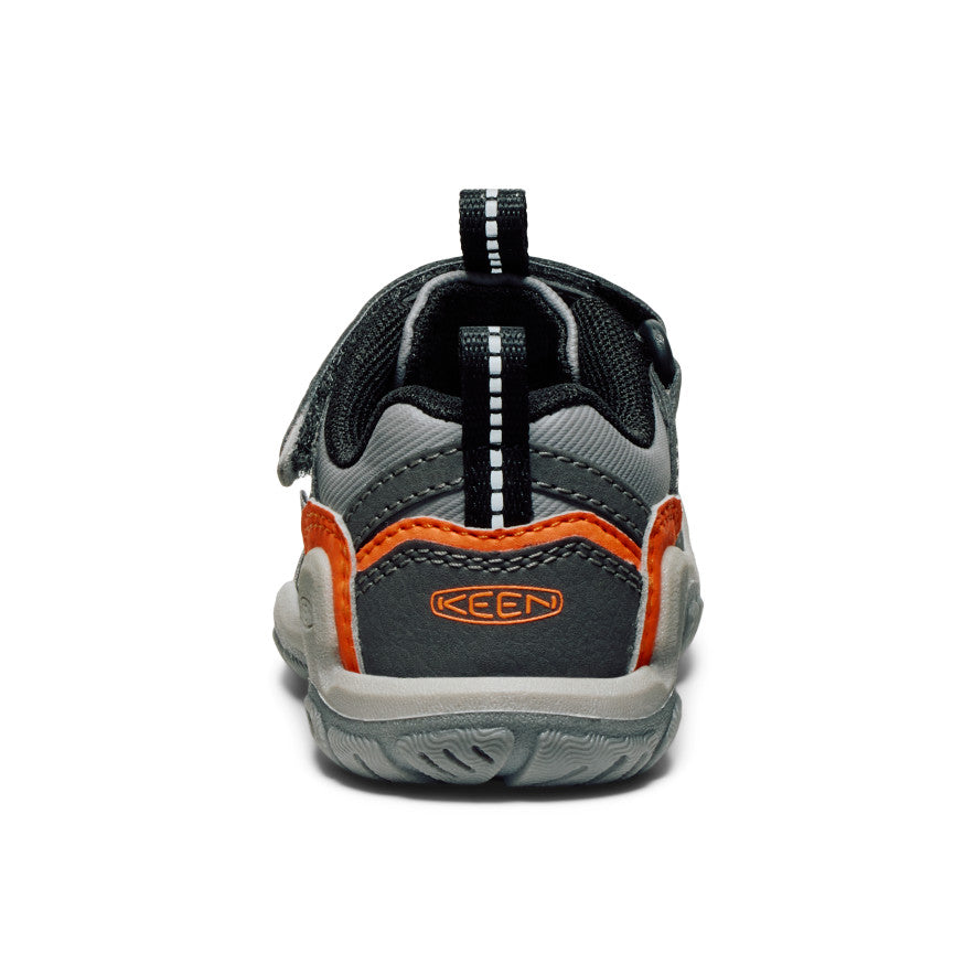 Toddlers' Knotch Peak Sneakers - Magnet & Safety Orange Color | Non-Slip Comfortable Walking Shoes for Kids Outdoor Play & Daily Wear
