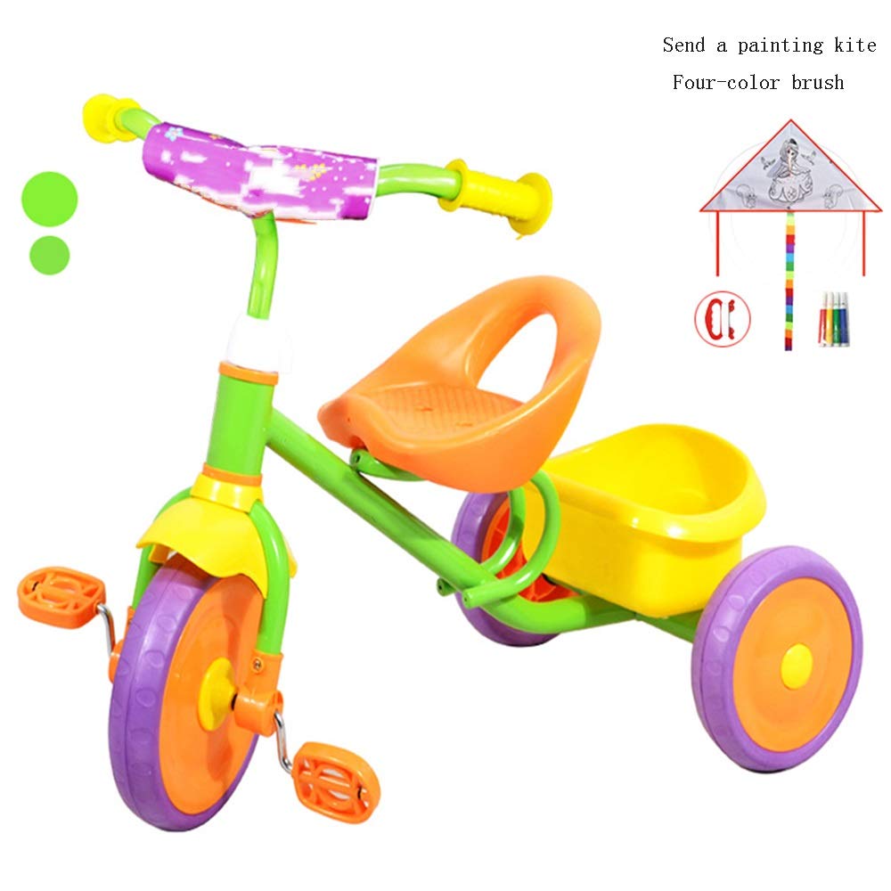 Best Kids Tricycle for 1-6 Year Olds - Sturdy 30kg Capacity Pedal Bike for Boys & Girls - Perfect for Outdoor Play, Park Rides & Backyard Fun