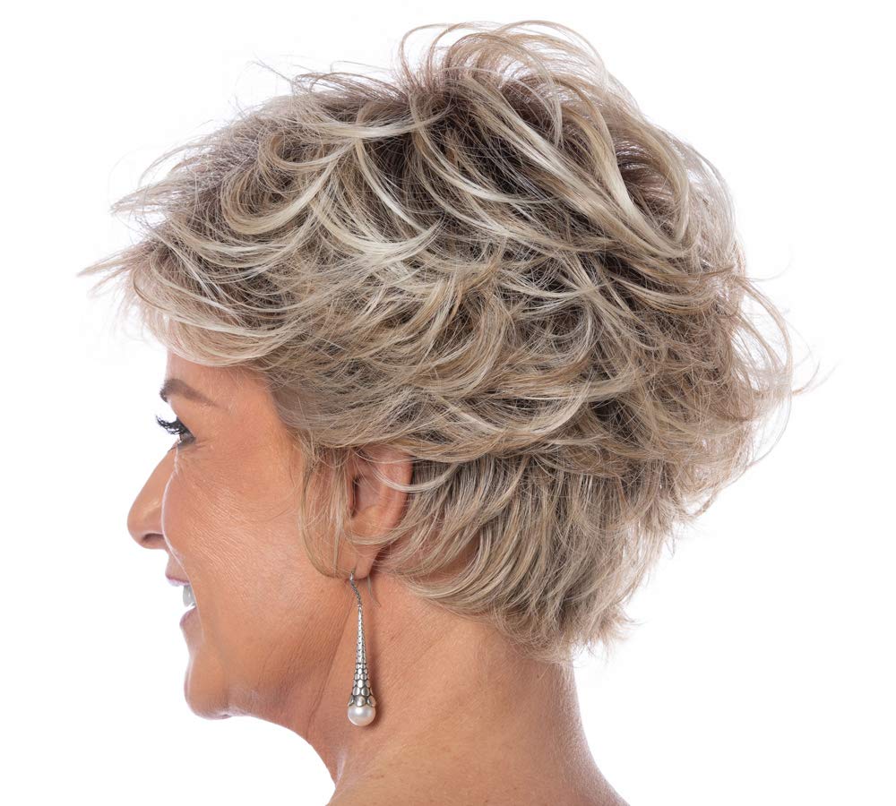 Salon Select Wig - Light Blonde Rooted Toni Brattin Wigs with 5