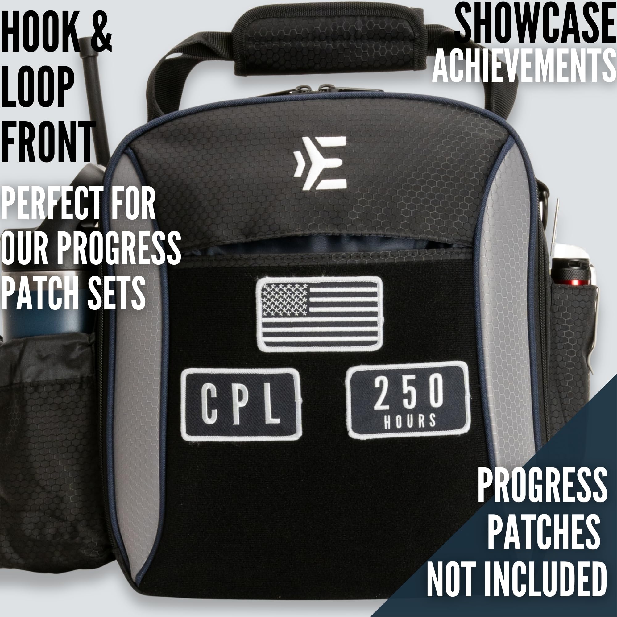 **Pilot Bag - Durable Aviation Flight Bag for Pilots - Fits iPad, Kneeboard & Headset - Perfect for Travel, Training & Cockpit Organization**