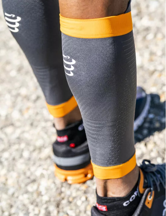 Compressport Unisex R2 3.0 Running Socks - Magnet/Autumn Glory - Performance Athletic Socks for Marathon, Trail Running & Workouts