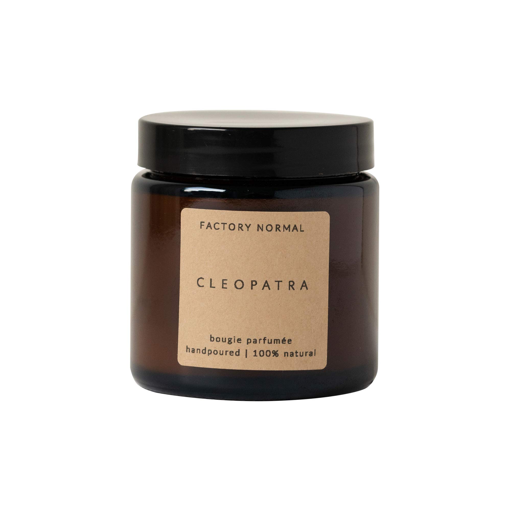 Cleopatra Floral Scented Soy Candles - Handmade in Amber Jar, 4oz, 18-Hour Burn Time - Perfect for Home Decor, Relaxation & Romantic Ambiance