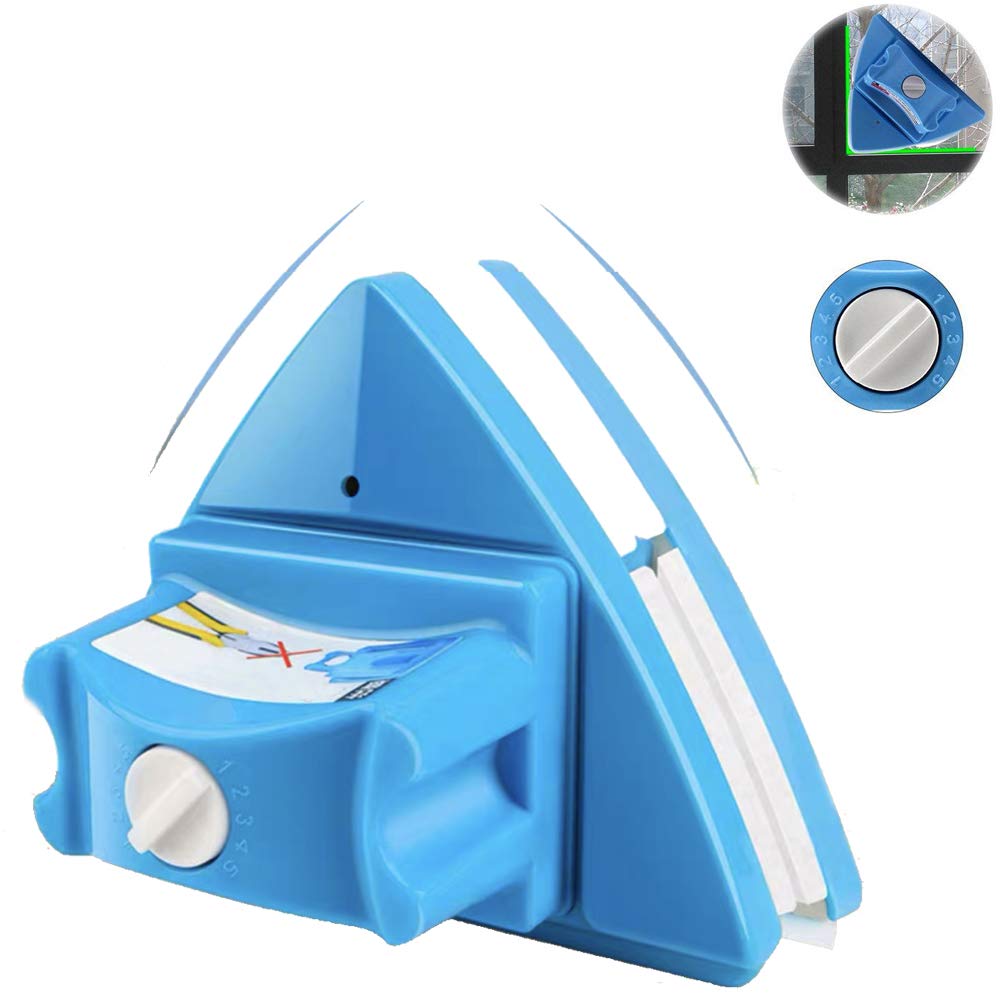 Magnetic Window Cleaner - Double-Sided Glass Wiper for Home & Office Cleaning
