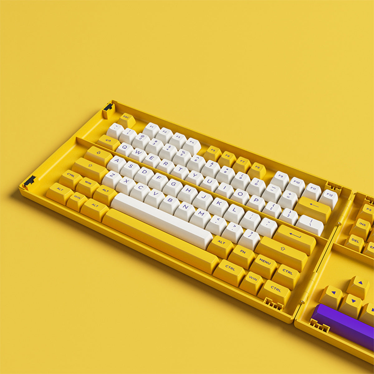 Akko Los Angeles ASA Profile PBT Double Shot 178-Piece Keycap Set - Durable & Vibrant for Mechanical Keyboards (Gaming, Typing, Office Use)