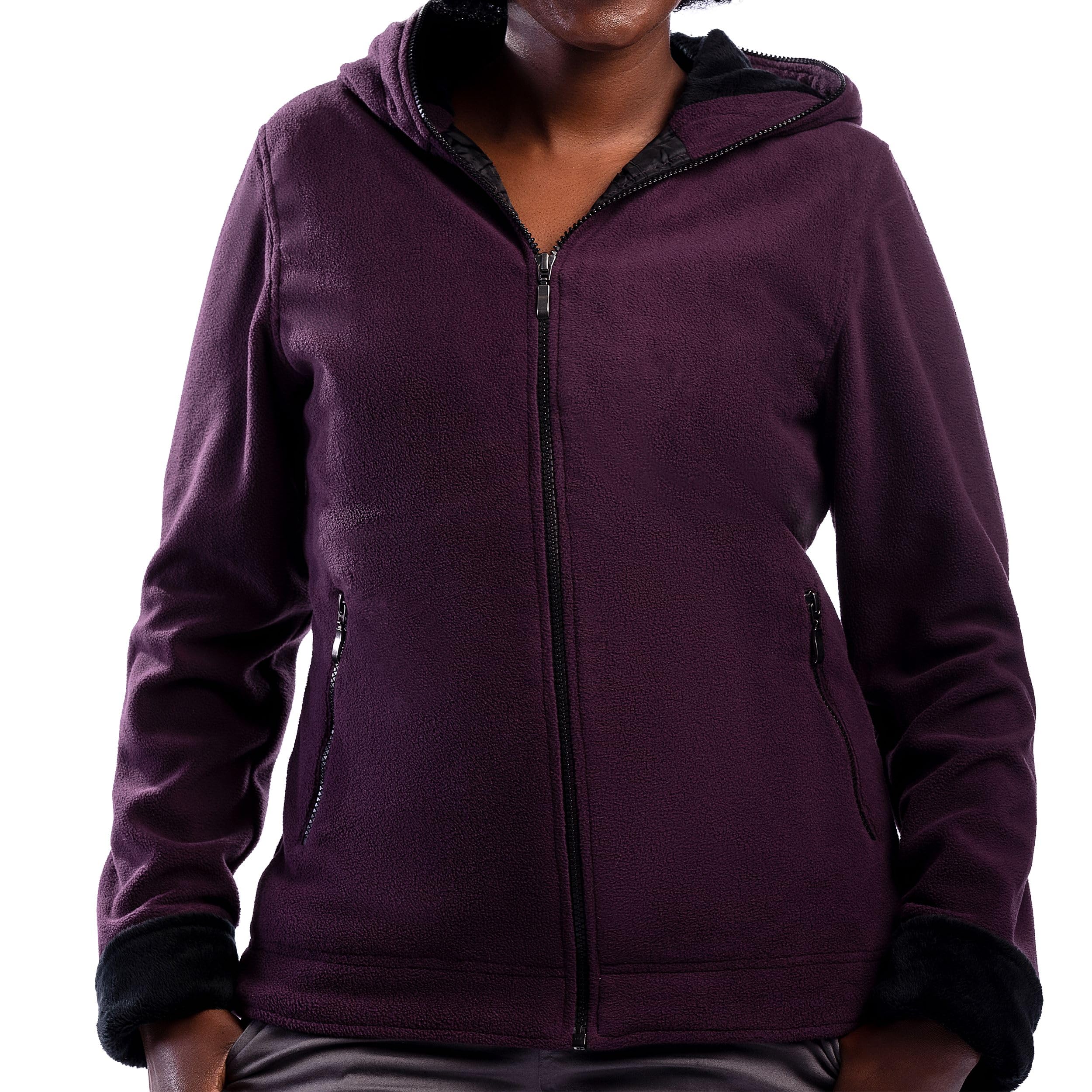 SCOTTeVEST Women's Hoodie with 14 Hidden Pockets - Warm Fleece Zip Up Sweatshirt for Travel, Hiking & Everyday Wear - Perfect for Outdoor Adventures & Commuting