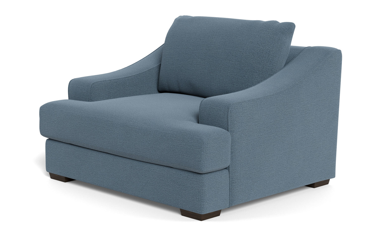 Austonian 56 Arm Chair - Modern Accent Chair for Living Room, Office & Lounge - Comfortable Upholstered Armchair with Wooden Legs - Perfect for Home Decor & Relaxation