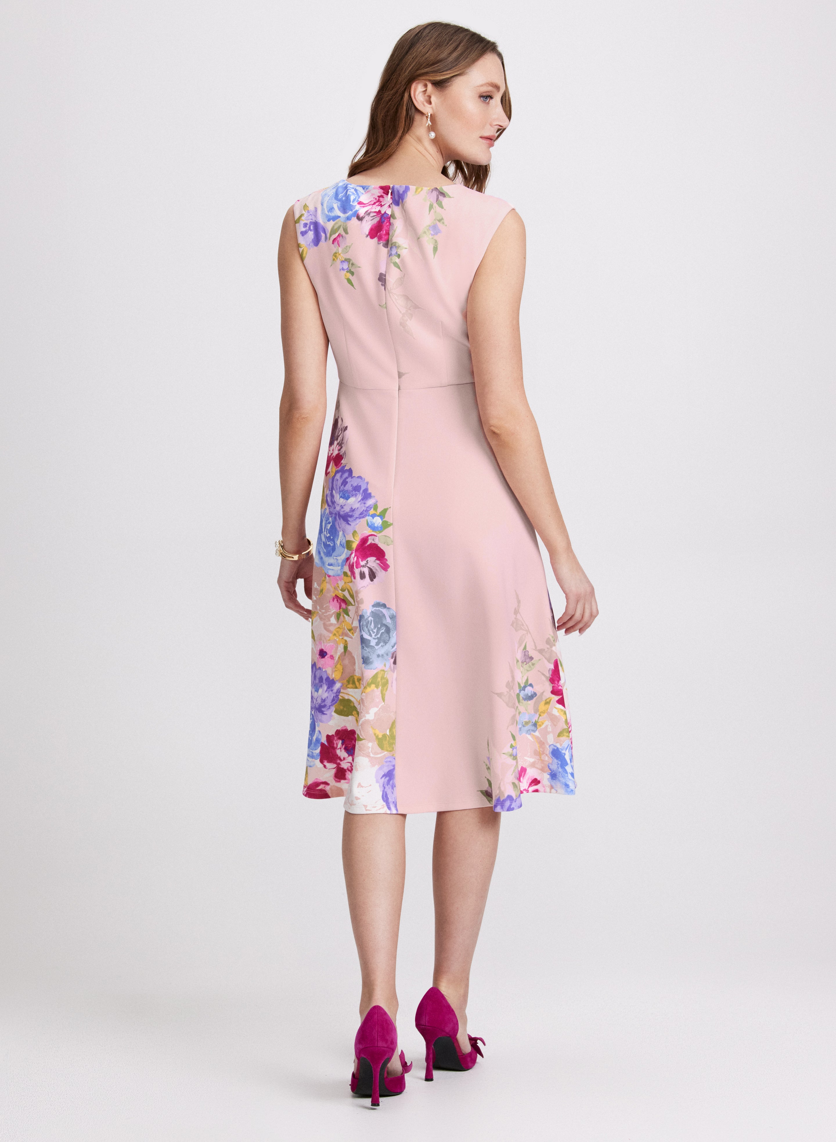 Floral Print Dress for Women - Elegant Summer Flowy Maxi Dress with Pockets | Perfect for Beach, Vacation, and Casual Outings