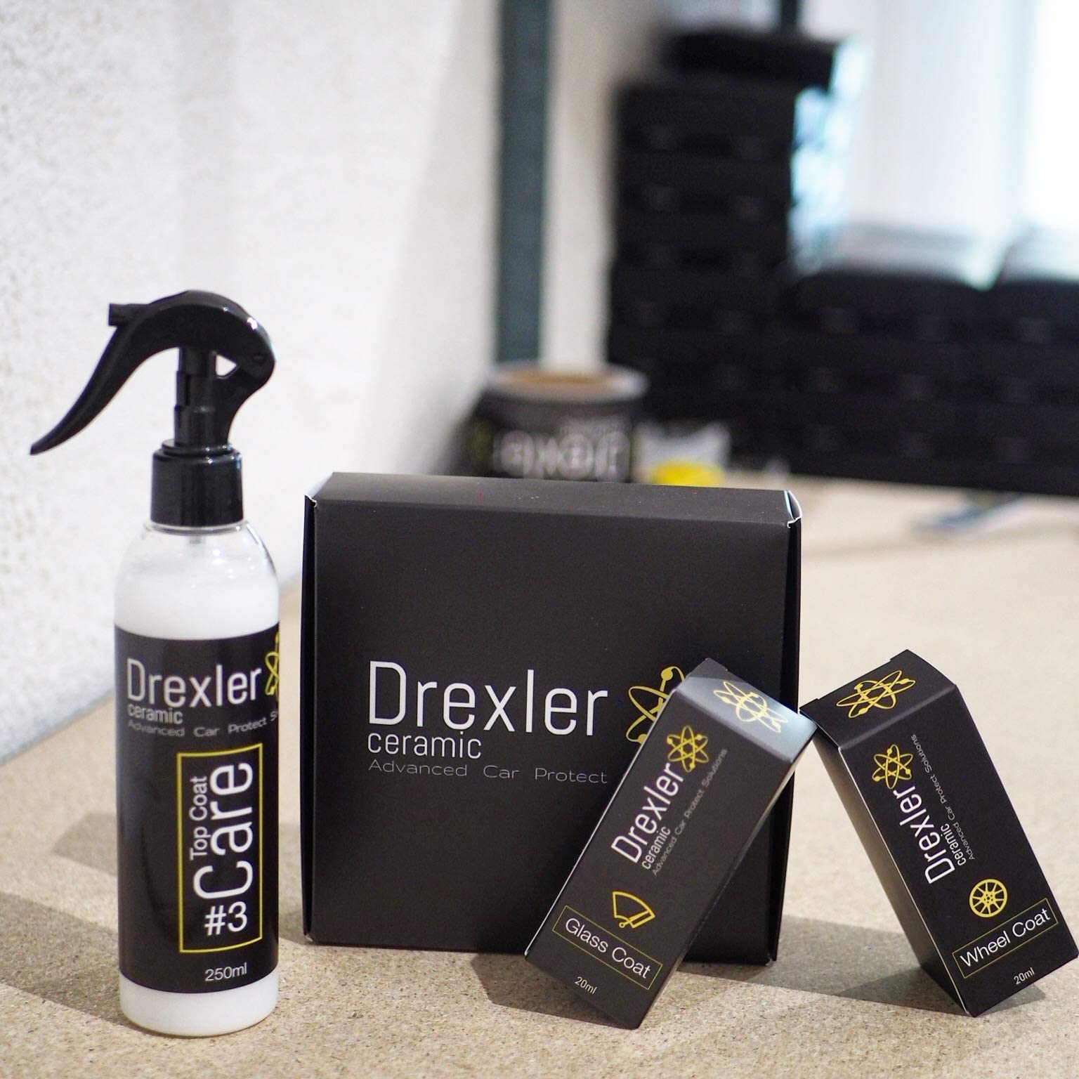 Professional Grade 9H SiO2 Ceramic Coating Kit - Full Exterior Protection for Cars (Paint, Wheels, Glass) with Maintenance Spray | Ultimate Car Detailing Solution for Long-Lasting Shine & Protection