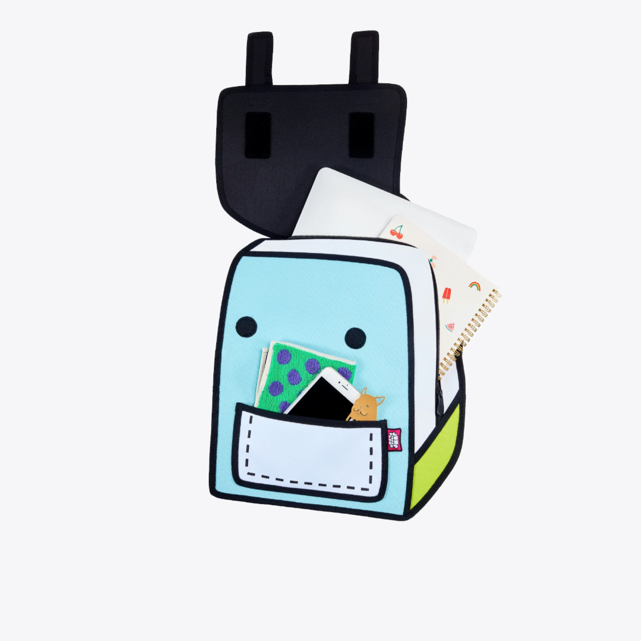 Mint Green Spaceman Themed Backpack for Kids - Lightweight & Durable School Bag for Boys & Girls - Perfect for School, Travel & Outdoor Adventures
