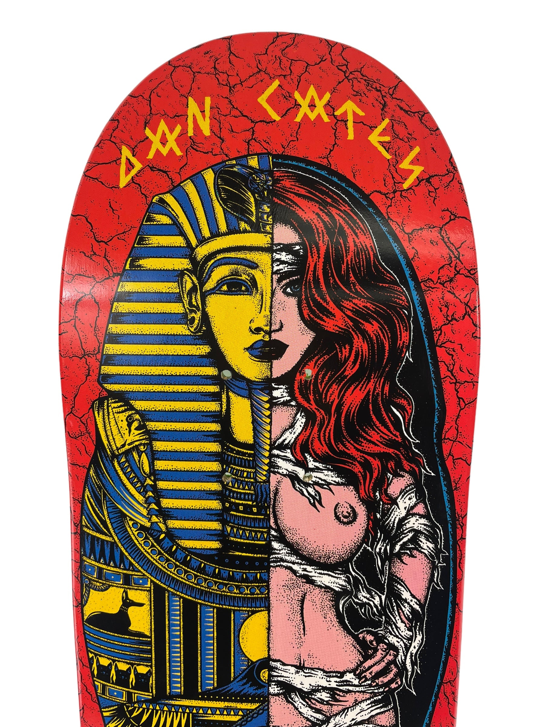 Dan Cates Mummy Pro Deck - Death Skateboards - Select Your Size (7.5, 8.0, 8.25, 8.5) - Perfect for Street Skating & Vert Tricks