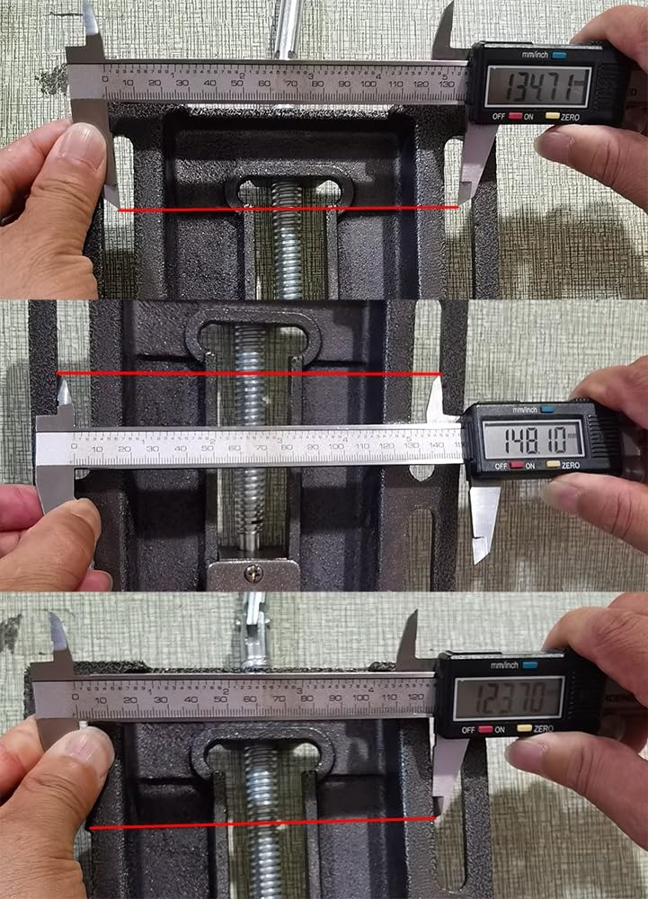 4 Inch Heavy Duty Cast Iron Drill Press Vise - 4
