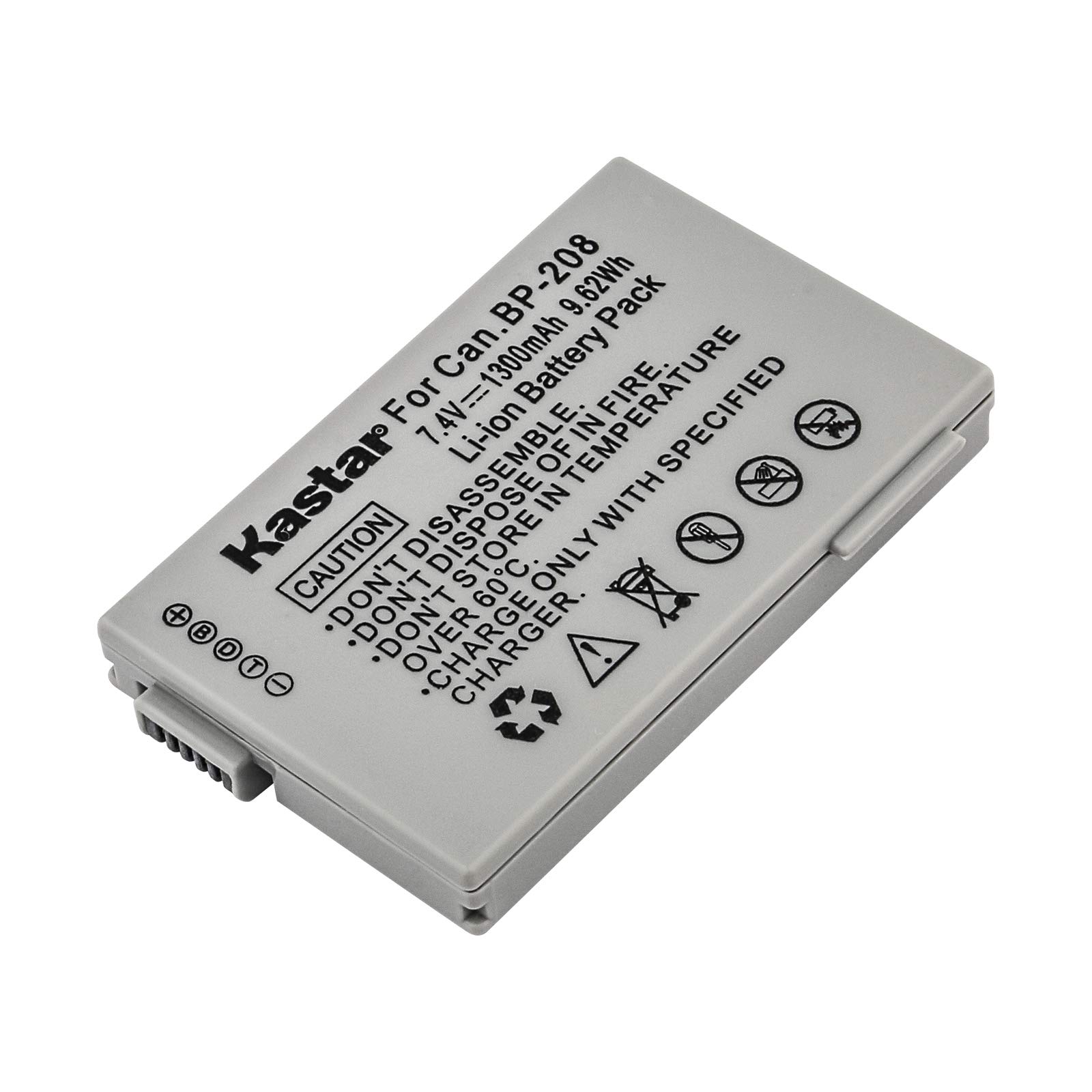 Kastar Replacement Battery Charger with 2 BP-208DG BP-308S BP-310S BP-208 Batteries for Canon Cameras - Perfect for Travel Photography & Professional Shooting