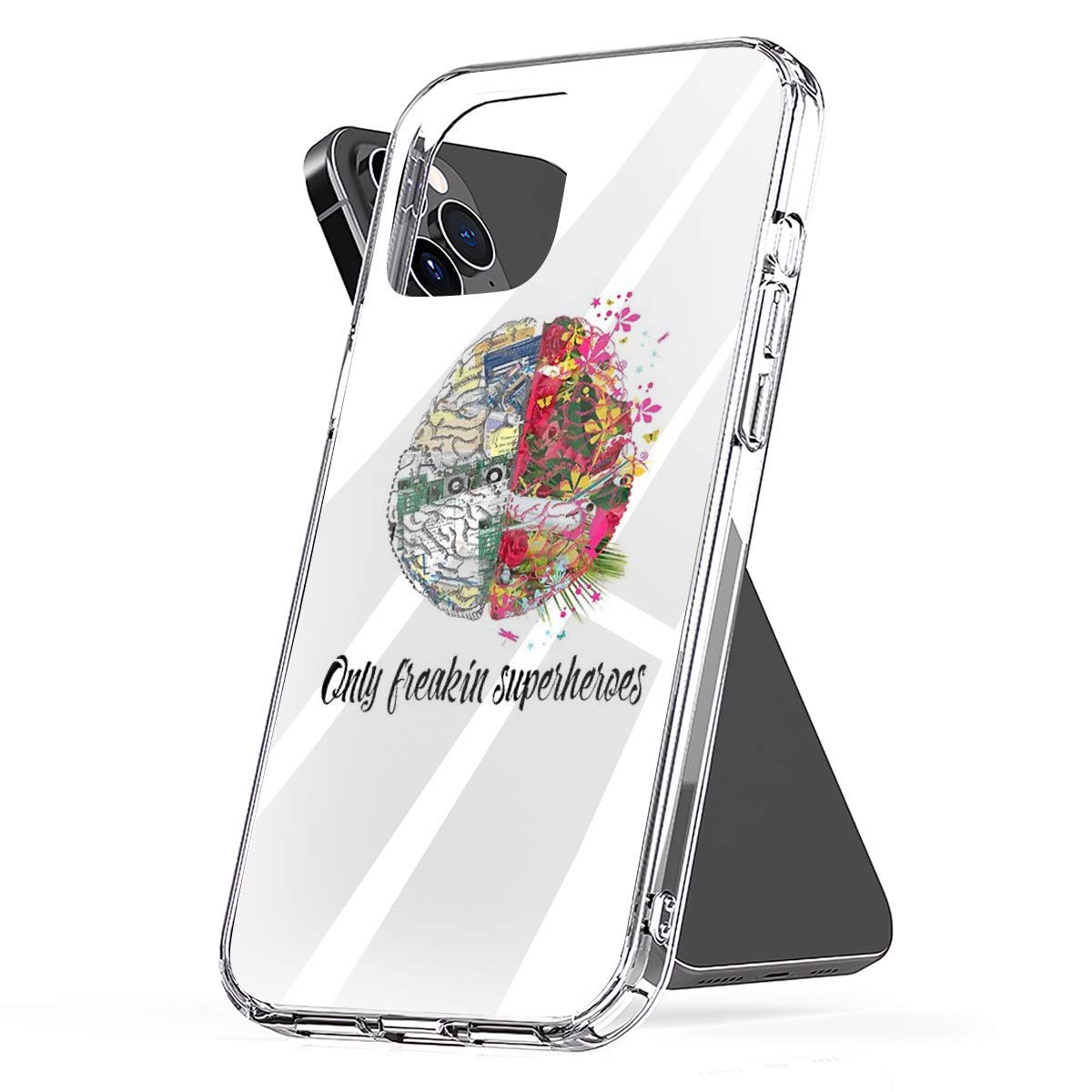 Amelia Shepherd Quote & Brain Design Phone Case - Compatible with iPhone & Samsung Galaxy S21 - Perfect for Grey's Anatomy Fans & Medical Professionals