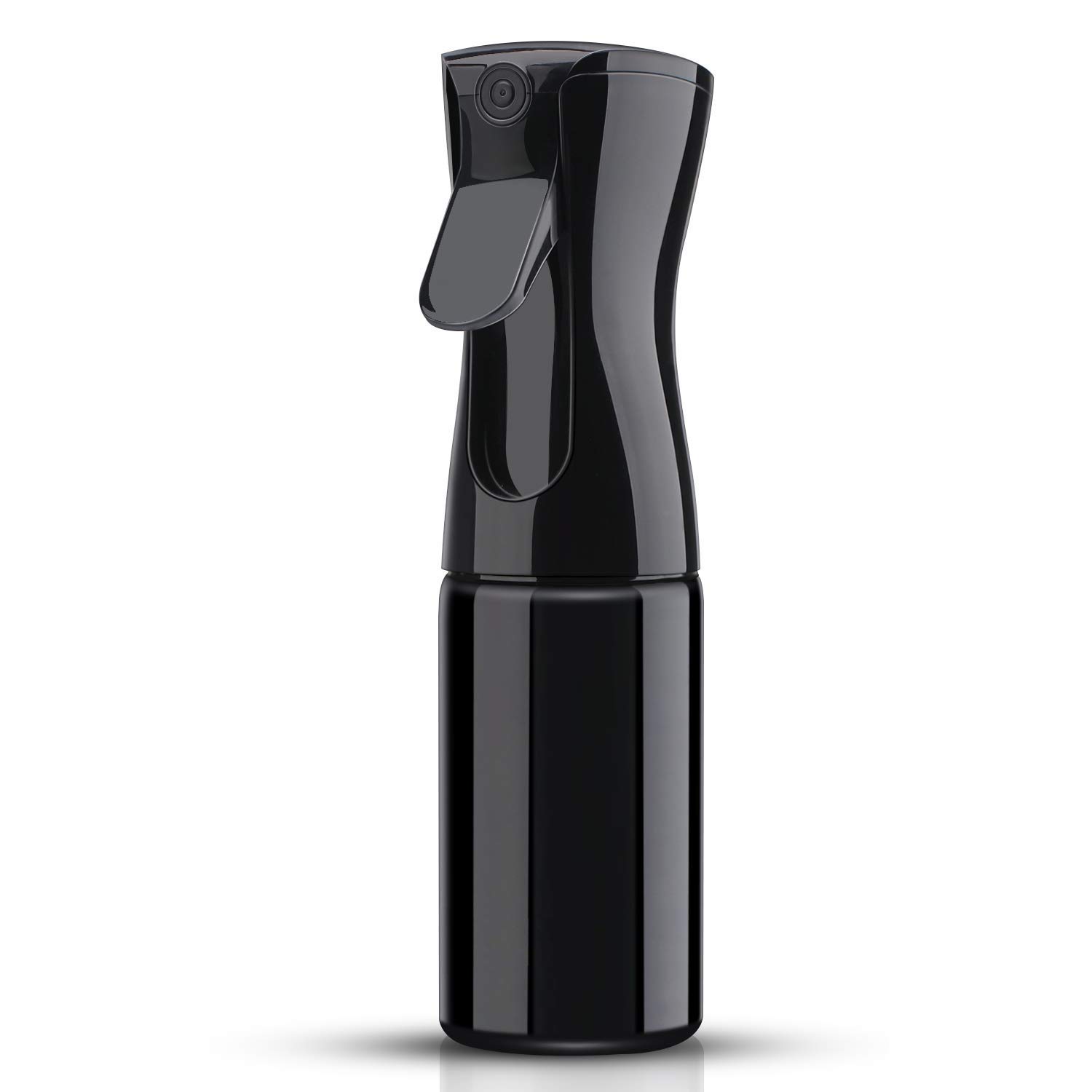 SEMITO 160ml Continuous Fine Mist Spray Bottle - Empty Aerosol Water Mister for Curly Hair Styling, Morning Hair Taming, Plant Watering, Pet Grooming & Household Cleaning | Portable Refillable Hair & Beauty Essential