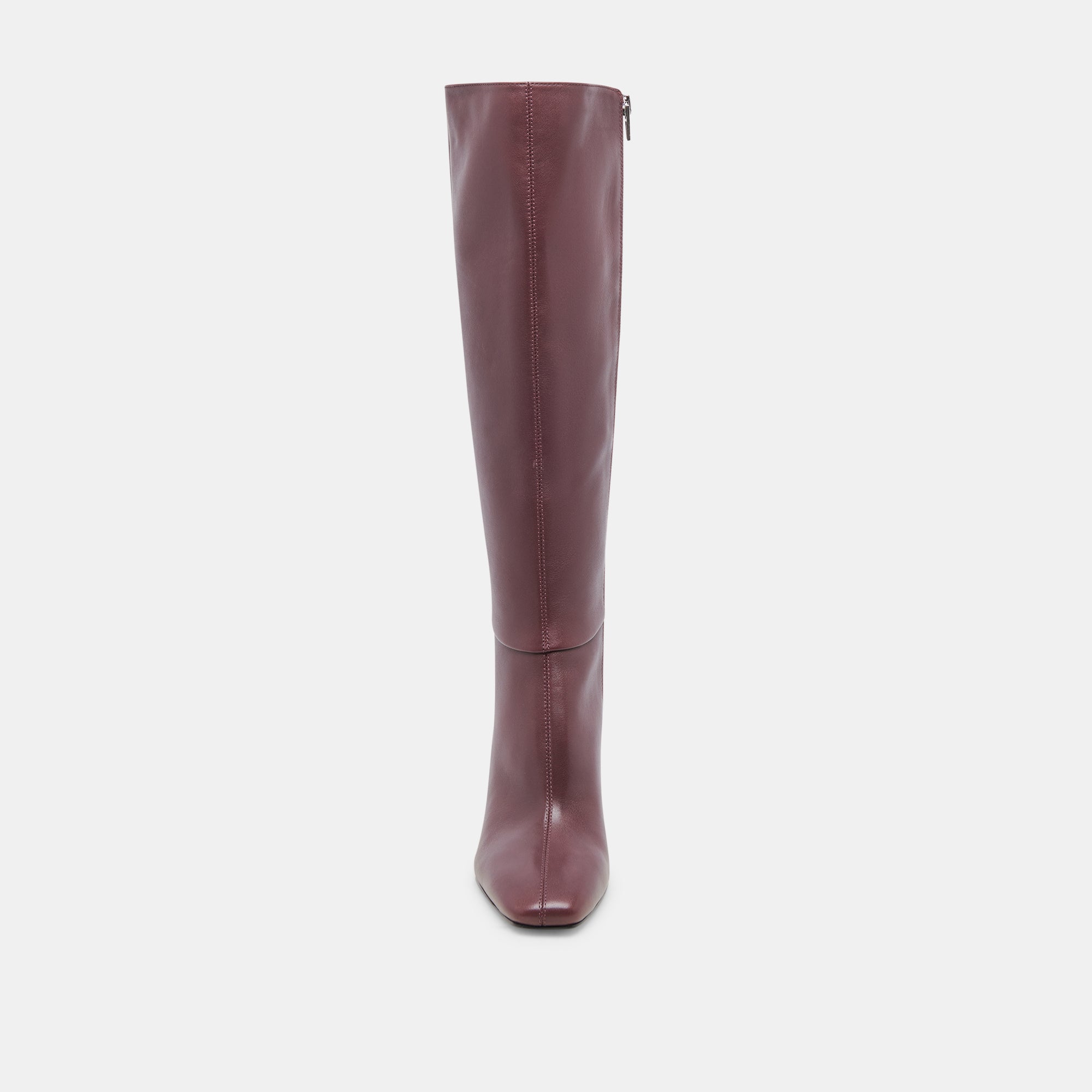 GYRA Leather Boots for Women - Wine Red Ankle Boots with Comfortable Heel, Perfect for Fall & Winter Fashion, Office Wear & Night Out
