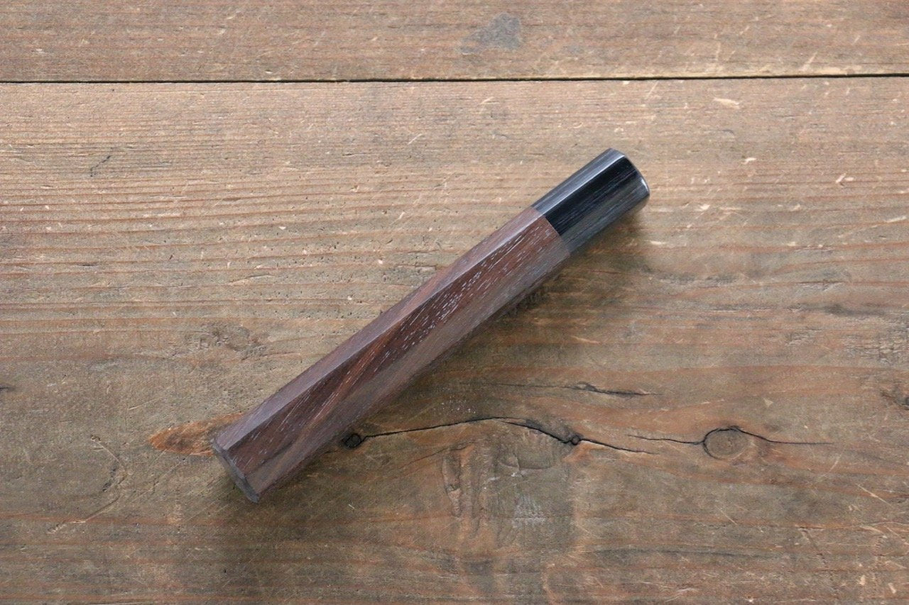 Premium Octagonal Shitan Wood Handle for 240mm Sujihiki Knife - Japanese Slicing Knife for Sushi, Meat & Delicate Cutting