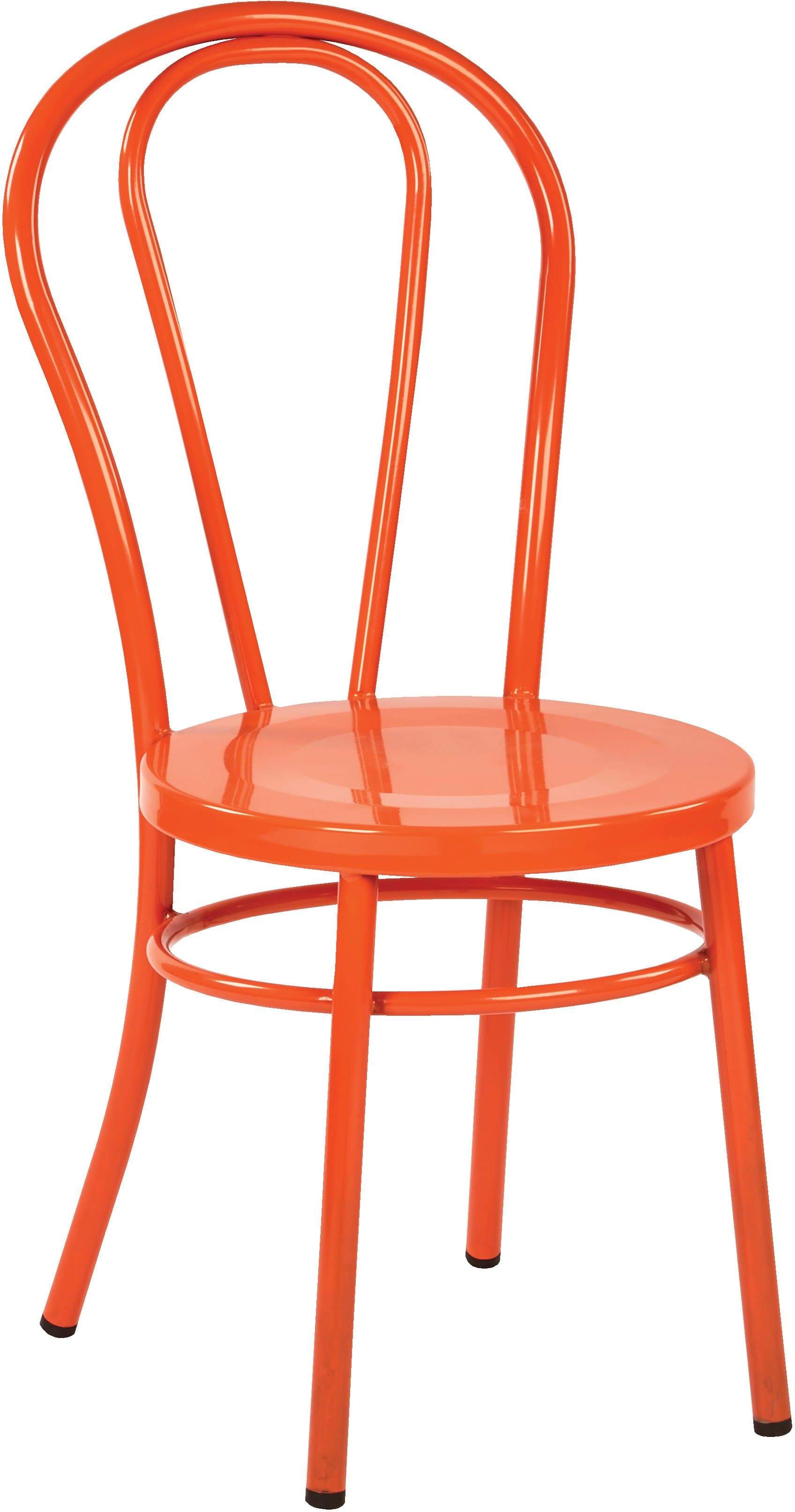 Office Star OSP Designs Odessa Metal Dining Chair Set of 2 - Modern Stackable Chairs for Kitchen, Dining Room & Office [OD2918A2] - Perfect for Small Spaces & Entertaining Guests