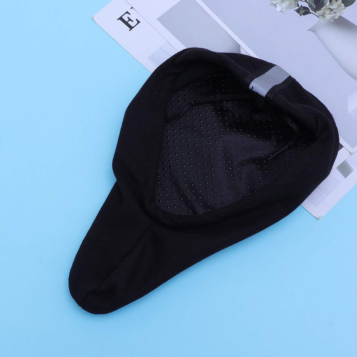 **LIOOBO Comfortable 3D Sponge Bike Saddle Pad - Padded Seat Cover for Mountain, Kids & Adult Bicycles - Shock Absorption & Waterproof Cycling Accessory - Perfect for Commuting, Off-Road & Leisure Rides**