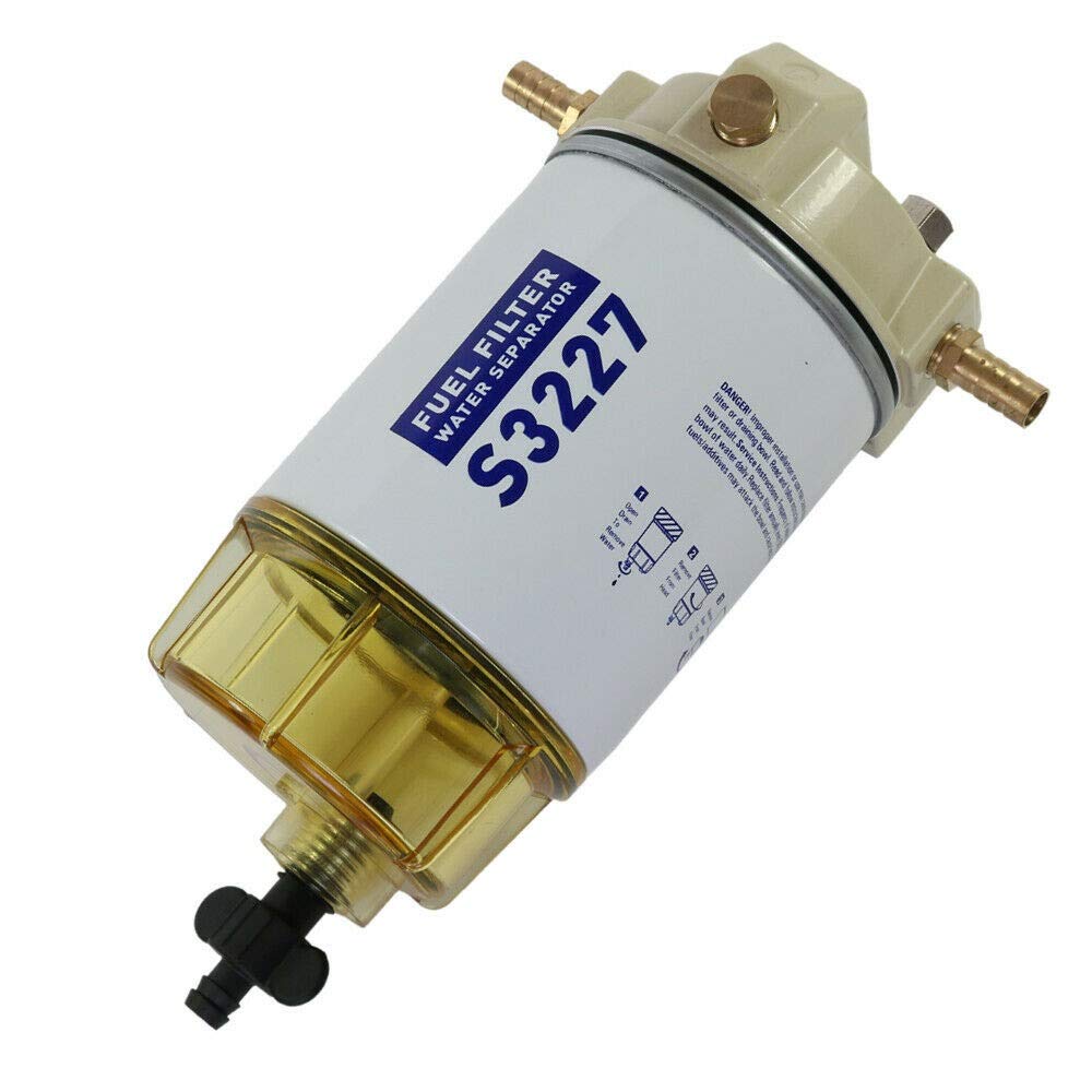 S3227 Fuel Filter Water Separator 320R-RAC-01 - Heavy Duty Replacement for Diesel Engines - Perfect for Trucks, Boats & Heavy Equipment Maintenance