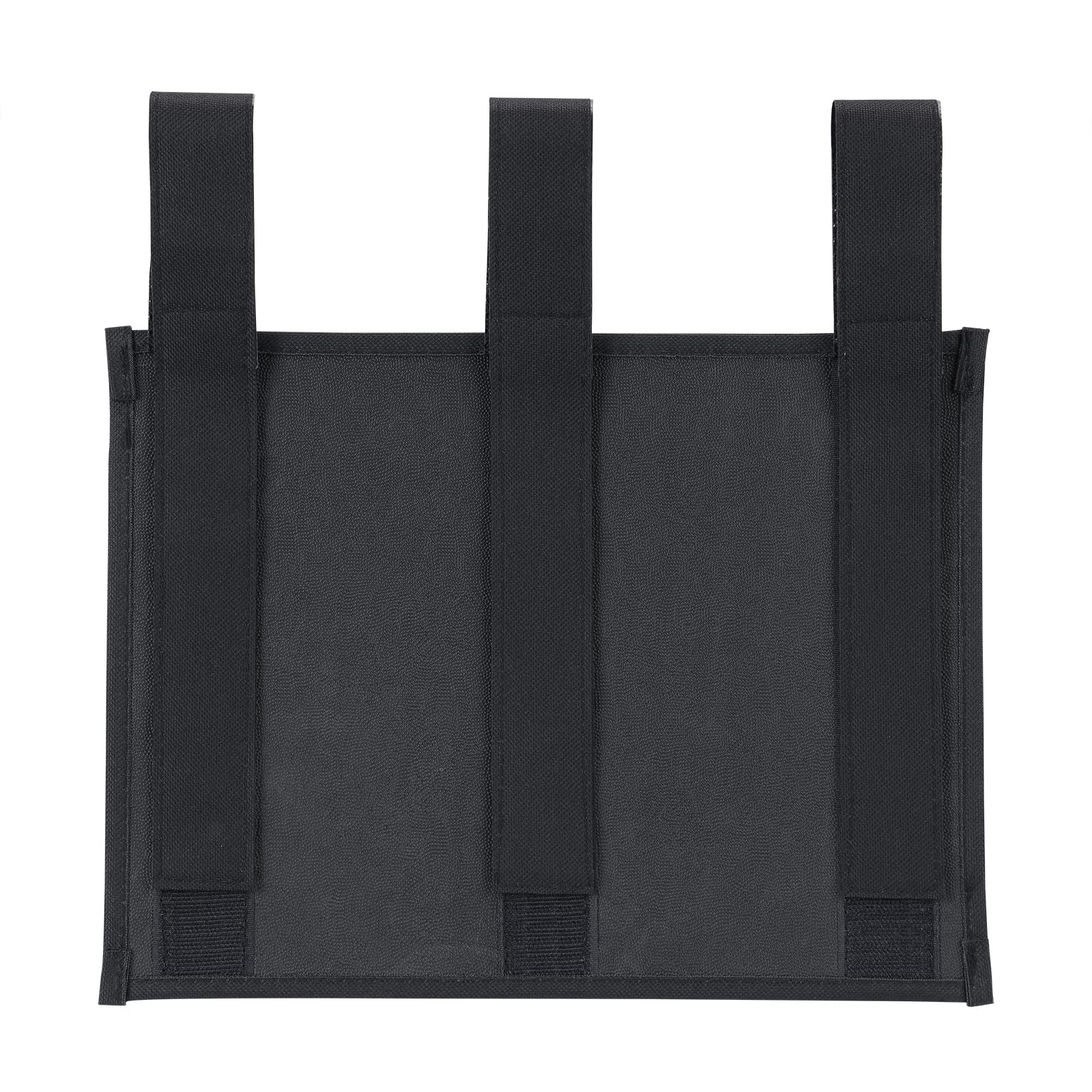 Hanging Bedside Caddy Organizer - 4 Pocket Storage for Bed Rails (Black) | Perfect for Books, Phone, Glasses & Essentials | Bedroom Organization & Small Space Storage Solution