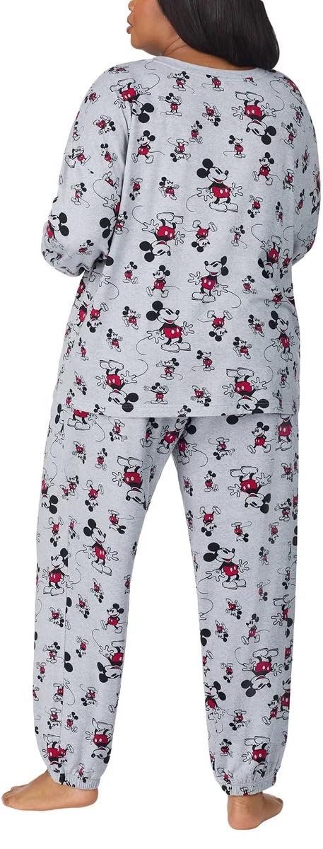 Disney Women's 2-Piece Cozy Pajama Set - Soft Sleepwear for Women & Girls - Perfect for Bedtime, Lounging & Movie Nights