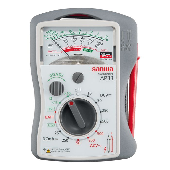 AP33 Digital Multimeter - Professional Analog Pocket Multimeter for Electrical Testing, Voltage, Current & Resistance Measurement | Ideal for Home DIY, Car Repair & Electronics Projects