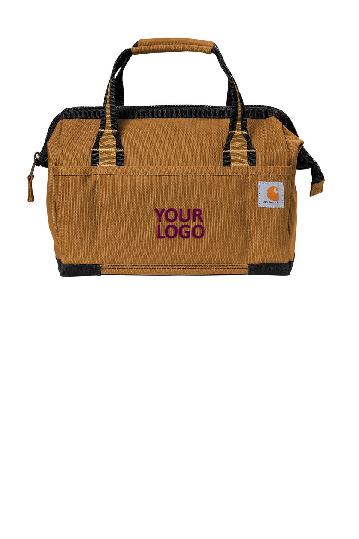 Carhartt Foundry Series 14 Customized Tool Bag - Durable Work Bag for Tools & Equipment - Heavy-Duty Construction Tool Organizer for Electricians, Plumbers & Contractors - Perfect for Job Sites & Workshops