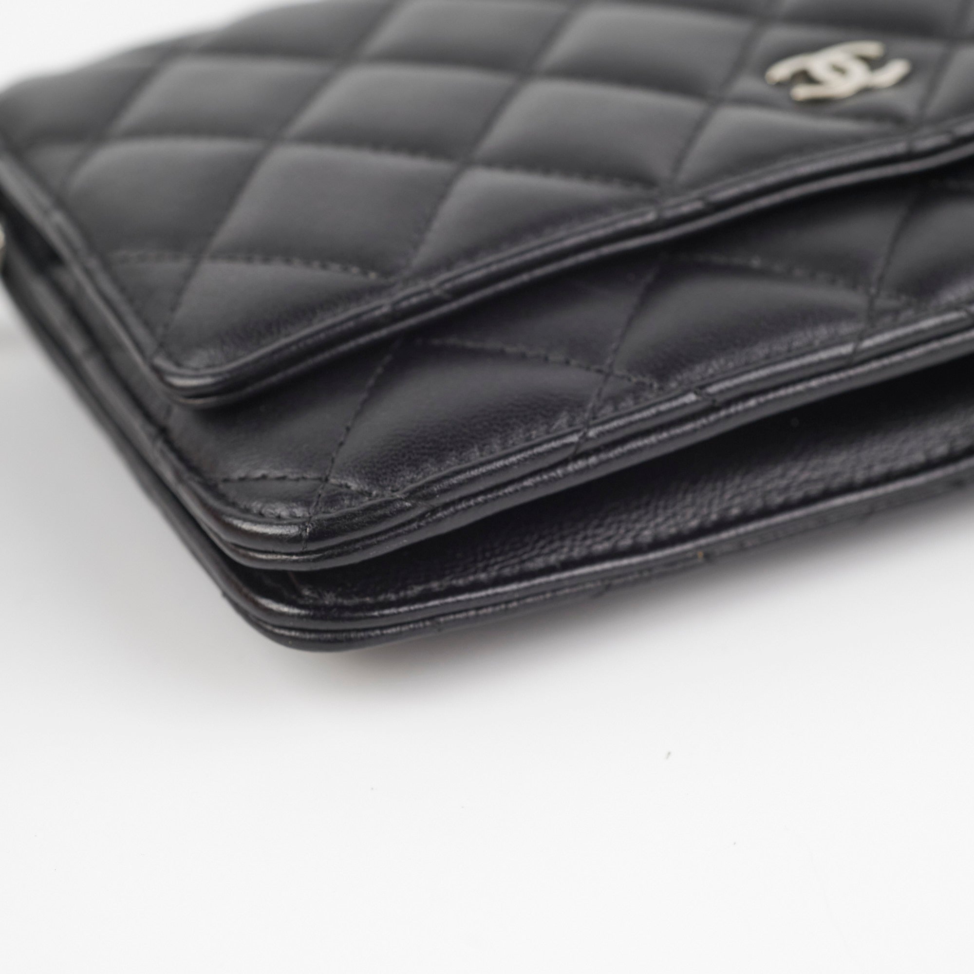 Chanel Lambskin Black Wallet On Chain WOC - Luxury Crossbody Bag for Women, Perfect for Evening Parties & Daily Use
