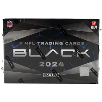 2024 Panini Black Football Hobby Box - Premium Collectible Trading Cards for NFL Fans | Perfect for Sports Memorabilia Collections & Fantasy Football Gifts