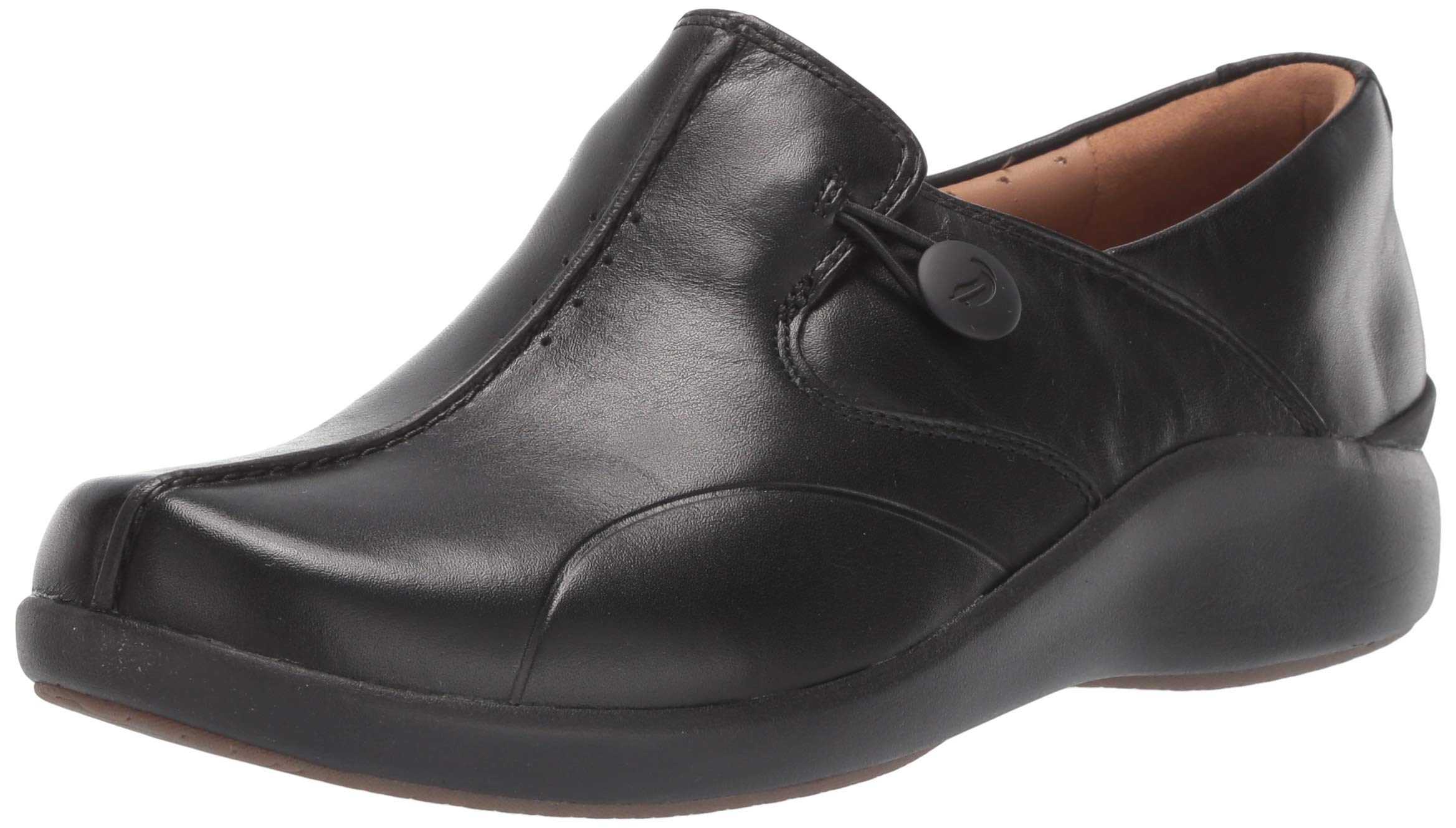Clarks Women's Un.Loop 2 Comfortable Walking Loafers - Slip-On Casual Shoes for Work, Travel & Everyday Wear