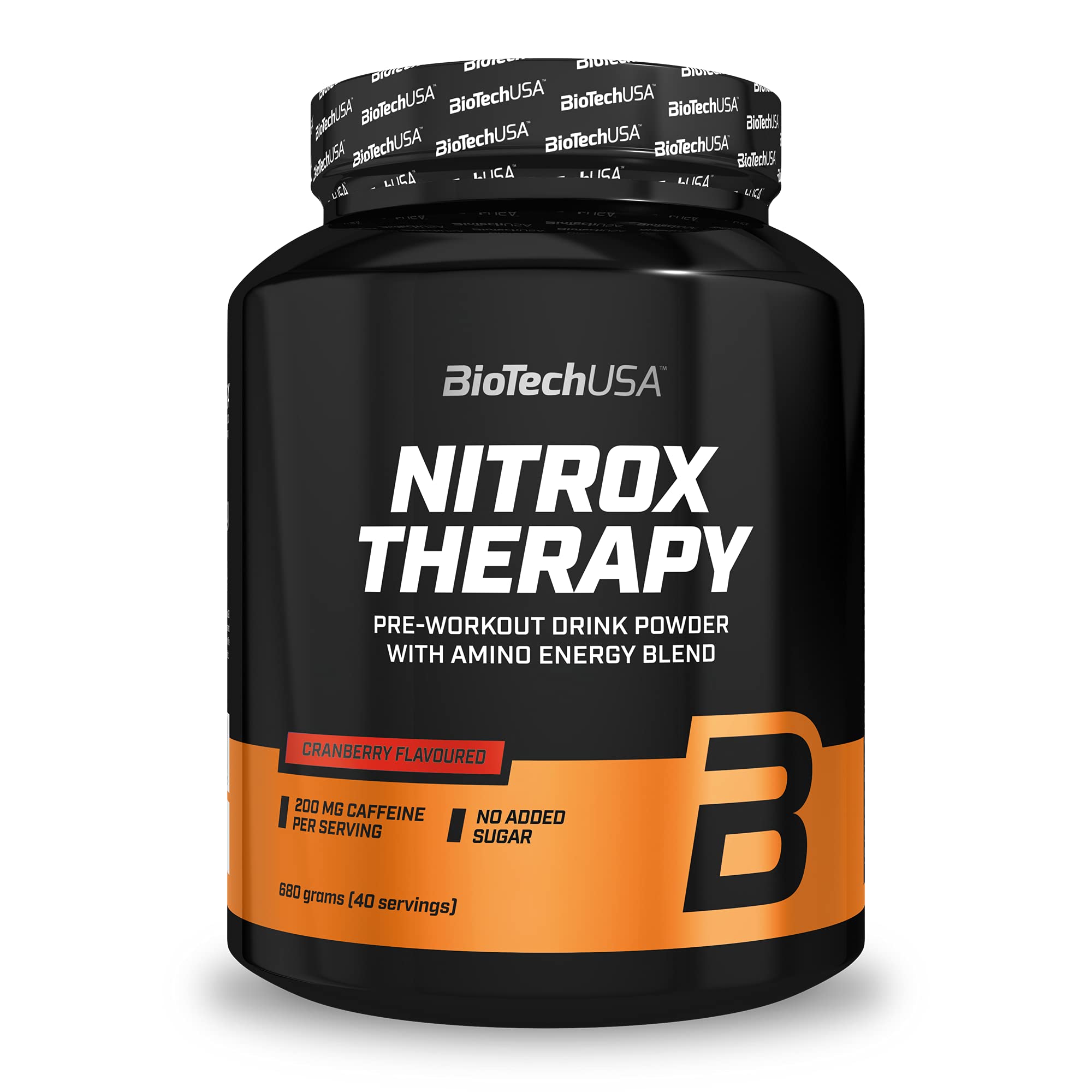 BioTechUSA Nitrox Therapy Cranberry Supplement - 680g for Muscle Recovery & Immune Support | Pre & Post Workout, Daily Health Boost