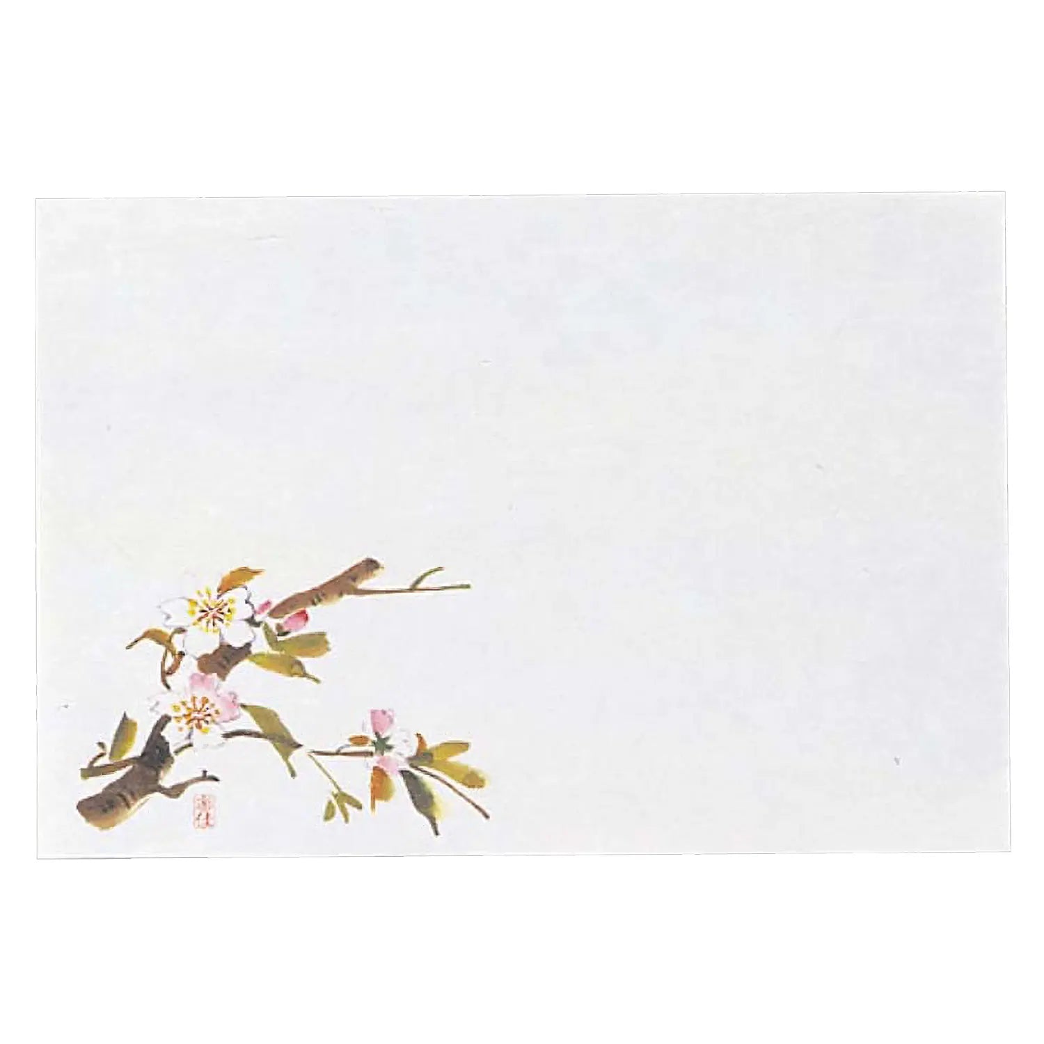 Premium MIN Senju Washi Paper Placemats - Sakura Cherry Blossom Design (100 Pack) - Elegant Japanese Table Setting for Dining, Tea Ceremony & Home Decor