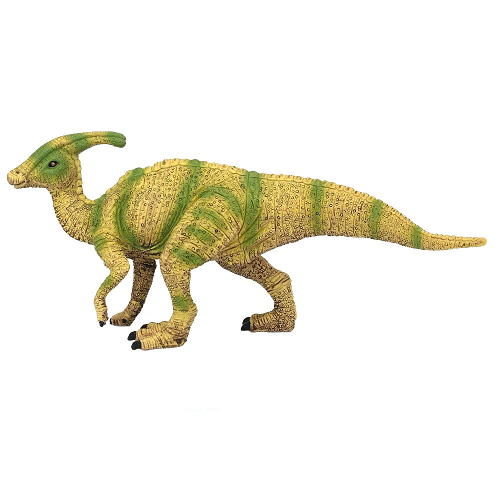 FLORMOON Realistic Parasaurolophus Dinosaur Toy with Roaring Sound - Educational Science Project, STEM Learning Gift for Kids | Perfect for Birthday Parties, Cake Toppers & Dinosaur Themed Decorations