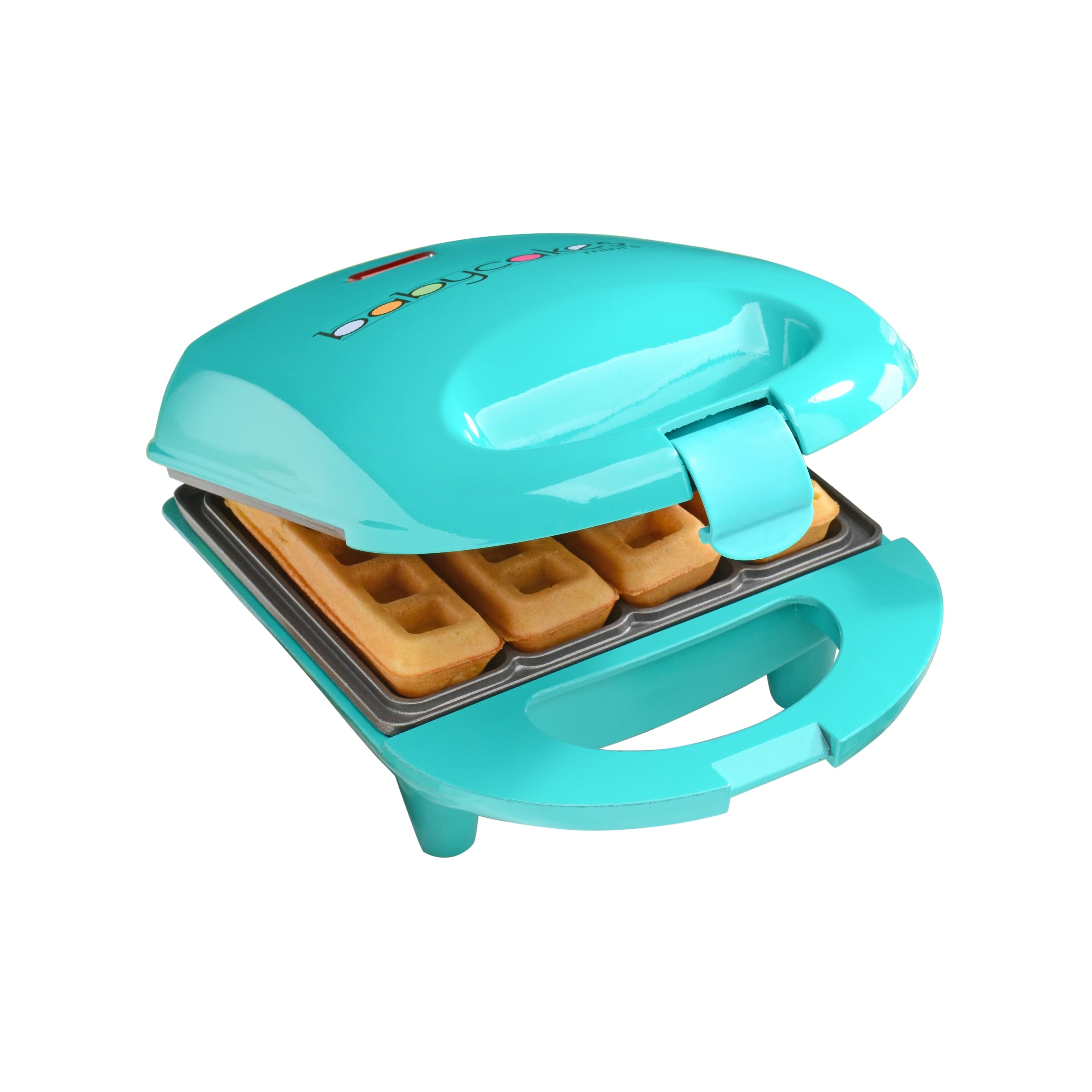 Select Brands Mini Waffle Stick Maker - Nonstick Coating & Anti-Slip Feet - Compact Breakfast Appliance Makes 4 Waffle Sticks - Perfect for Quick Breakfast, Kids Snacks, and Party Treats