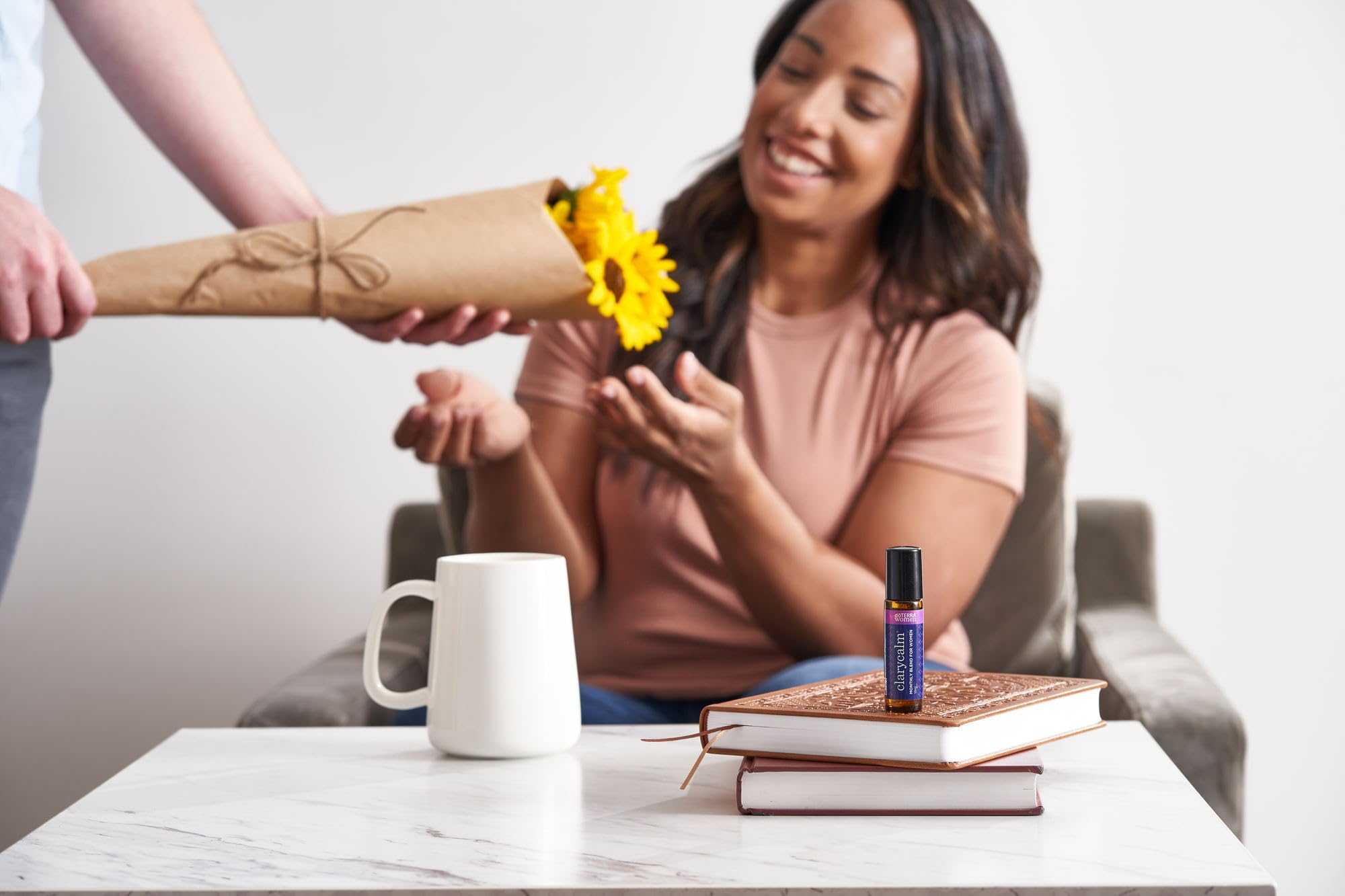 doTERRA Clary Calm Essential Oil Blend for Women - 10ml (2 Pack) | Hormonal Balance & Relaxation | PMS Relief, Menopause Support & Stress Relief | Aromatherapy, Massage & Diffuser Use