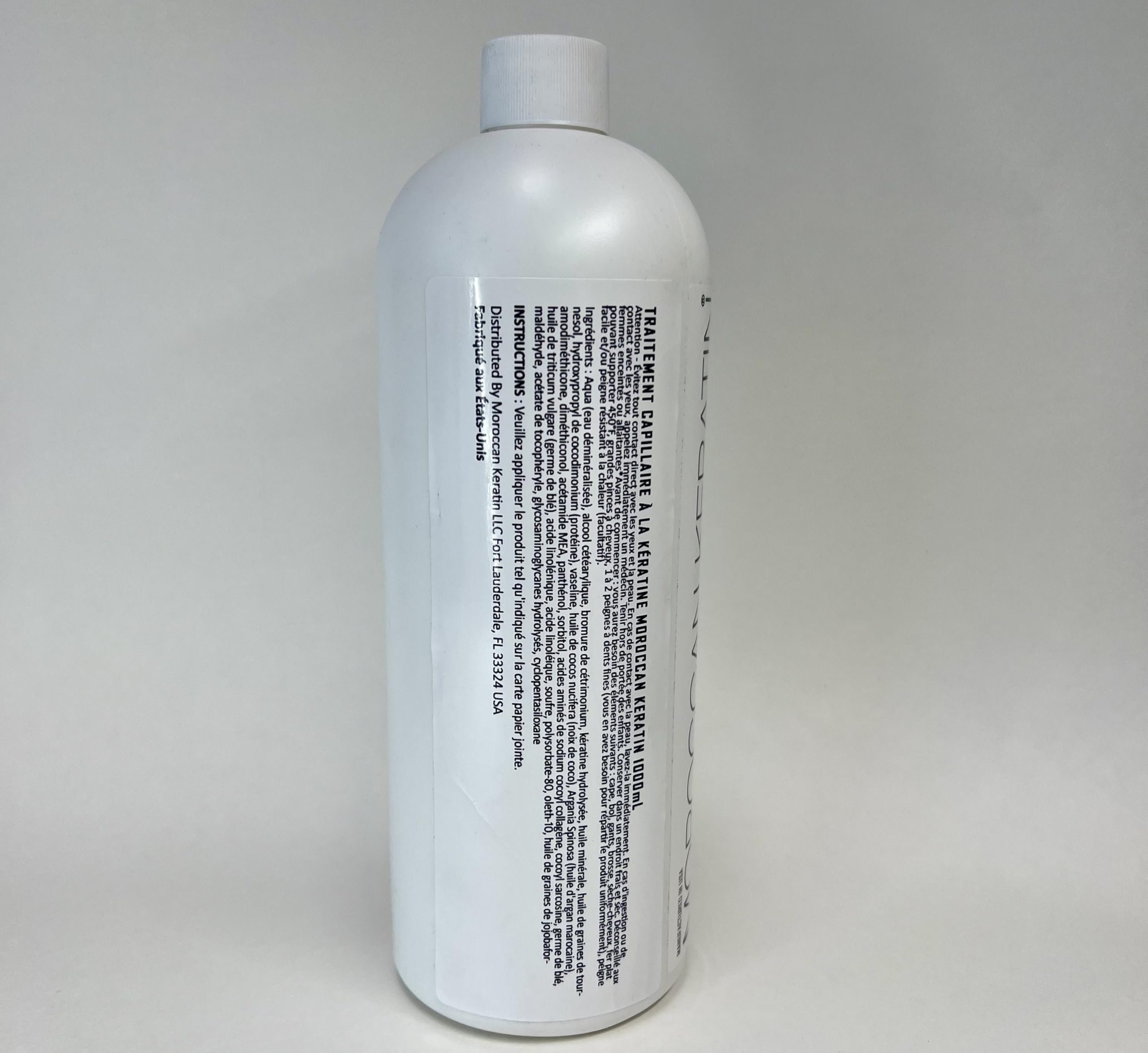 1000ml Brazilian Keratin Hair Treatment with Argan Oil - Professional Keratina Fuerte Complex for Smooth, Frizz-Free Hair | Fast-Acting Formula for Salon-Quality Results at Home | Perfect for Damaged, Curly or Unmanageable Hair