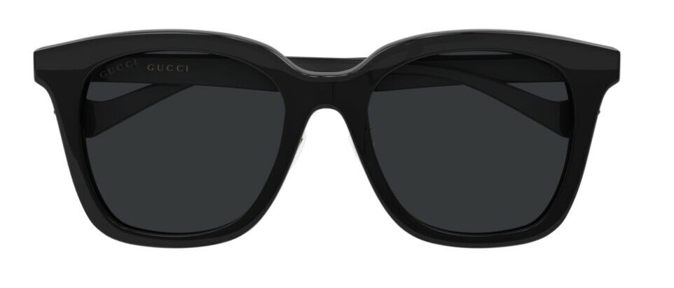 Gucci GG 1000SK 001 Black & Gray Square Sunglasses for Women - Stylish Full Rim Designer Shades for Outdoor, Beach & Fashion Accessories