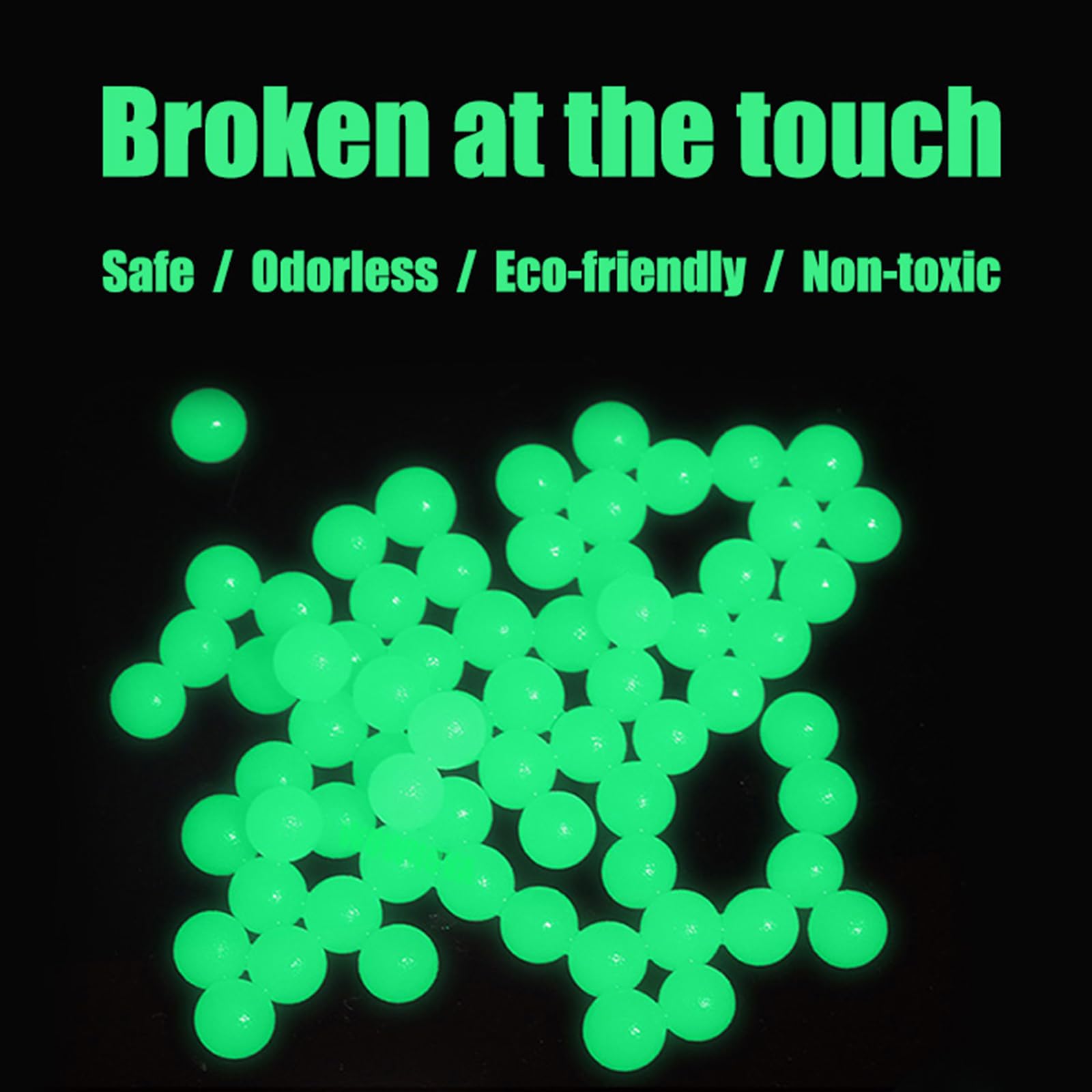 Glow in The Dark Water Beads - 7mm-8mm Luminous Gel Balls for Sensory Play, Kids Party Favors, Home Decor & DIY Projects