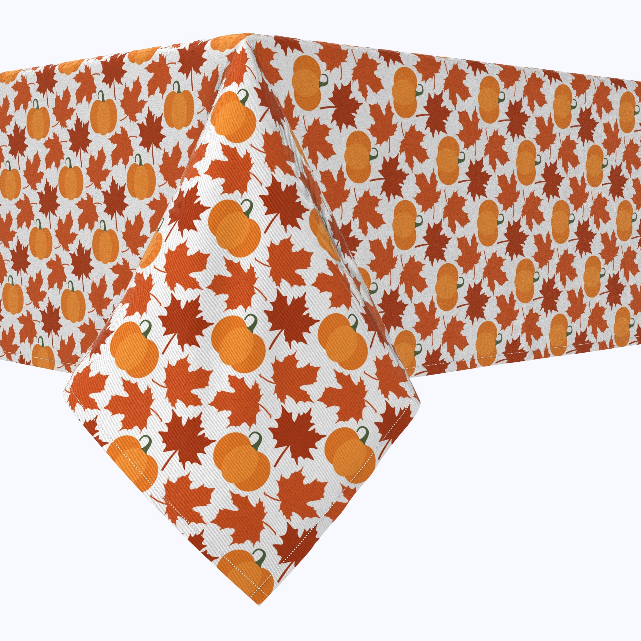 Autumn Cotton Decorative Squares - Fall Home Decor for Table Centerpieces, Mantel Displays & Seasonal Crafts