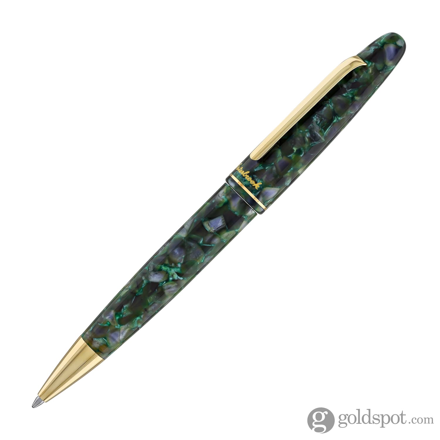 Esterbrook Estie Ballpoint Pen - Jurassic Color with Gold Trim | Premium Writing Instrument for Office, Business Gifts & Luxury Collectibles
