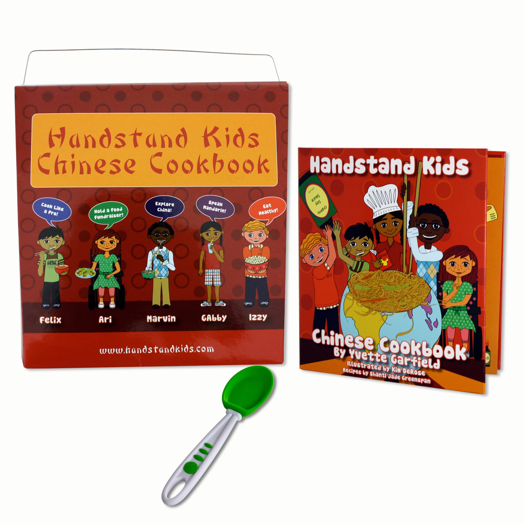 Handstand Kids Chinese Cooking Kit for Kids - Authentic Asian Recipes, Fun & Educational Cooking Set for Children - Perfect for Family Bonding & Cultural Learning Activities