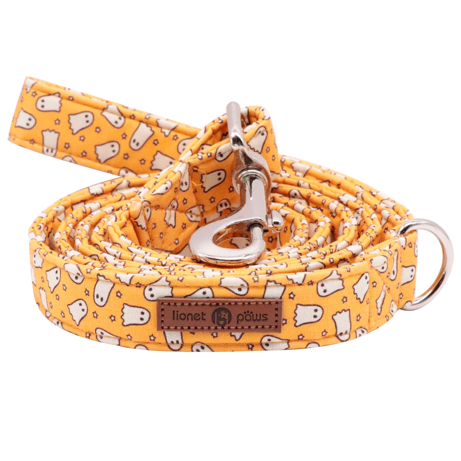 Lionet Paws Dog Leash and Matching Collar Set - Adjustable for Small, Medium & Large Dogs - Perfect for Walking, Training & Outdoor Adventures