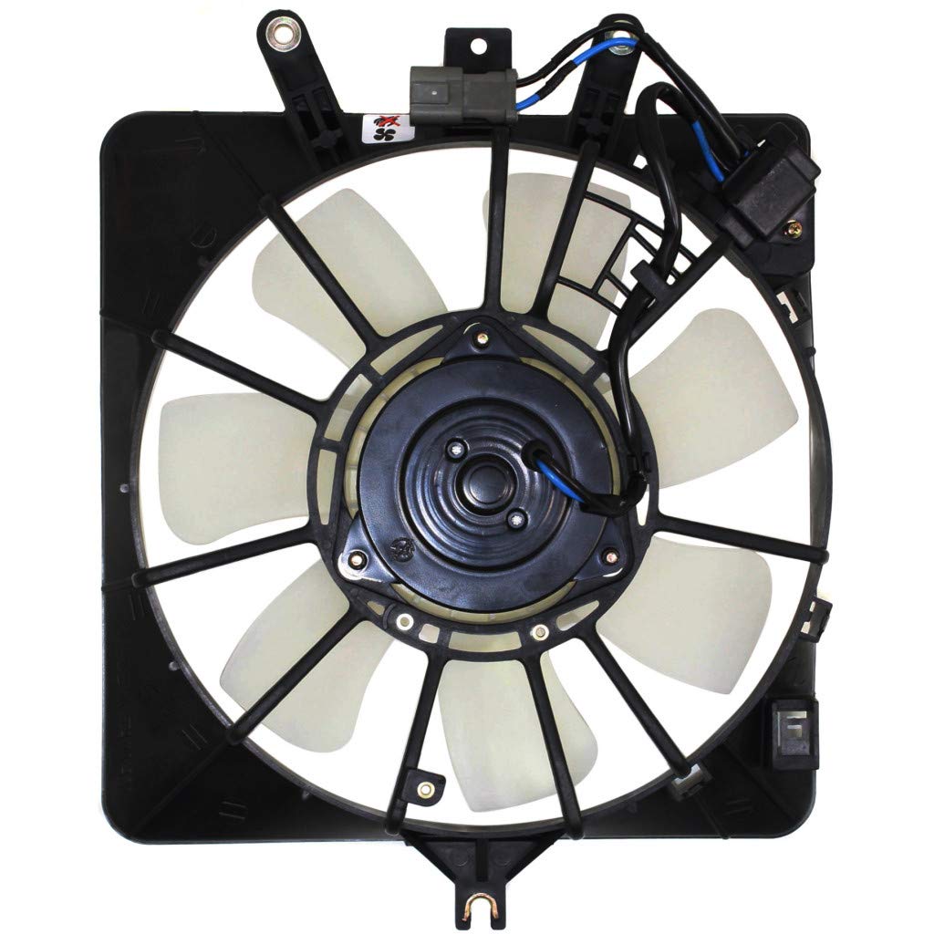 Honda Fit Cooling Fan Assembly & A/C Condenser Replacement for 2007-2008 Models - Compatible with HO3120100 & 38619-RME-A01 | Perfect for Engine Cooling System Repair & Summer AC Maintenance