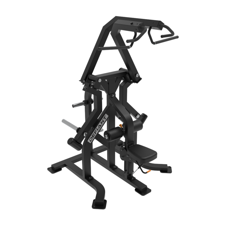 Defiant Strength Iso Lateral Circular Lat Pulldown Machine - Premium Gym Equipment for Back Workouts (Home & Commercial Use)