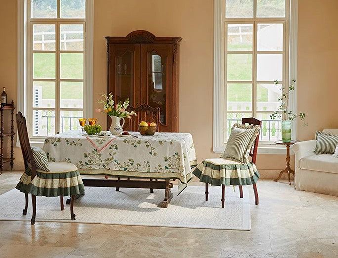 Extra Large Modern Rectangular Tablecloth for Dining Room - Waterproof Ginkgo Leaves Design - Square & Round Table Cover for Kitchen, Party, Wedding - Washable & Wrinkle-Resistant Fabric for Indoor/Outdoor Use